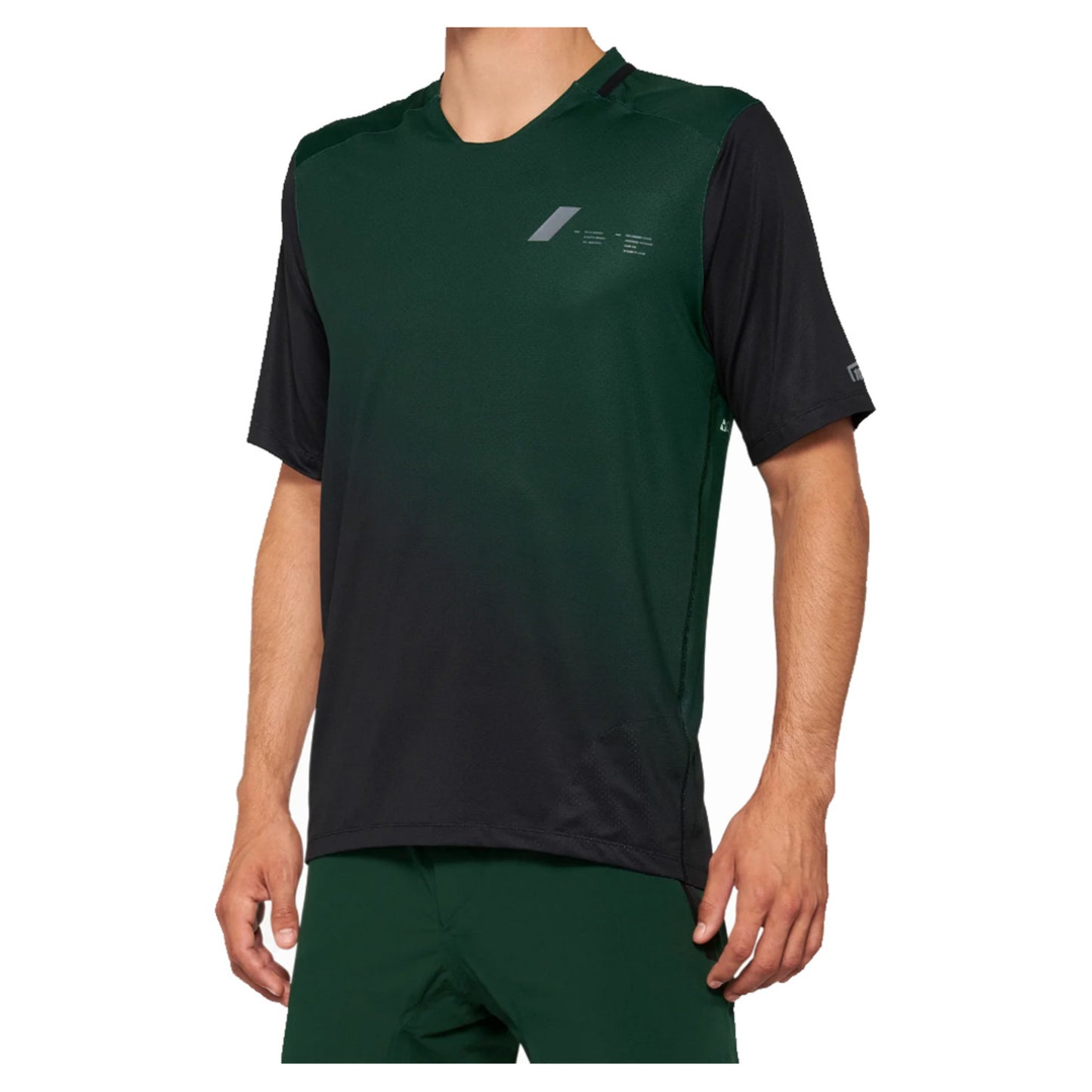 100% Celium SS Jersey - FOREST GREEN_BL - XL