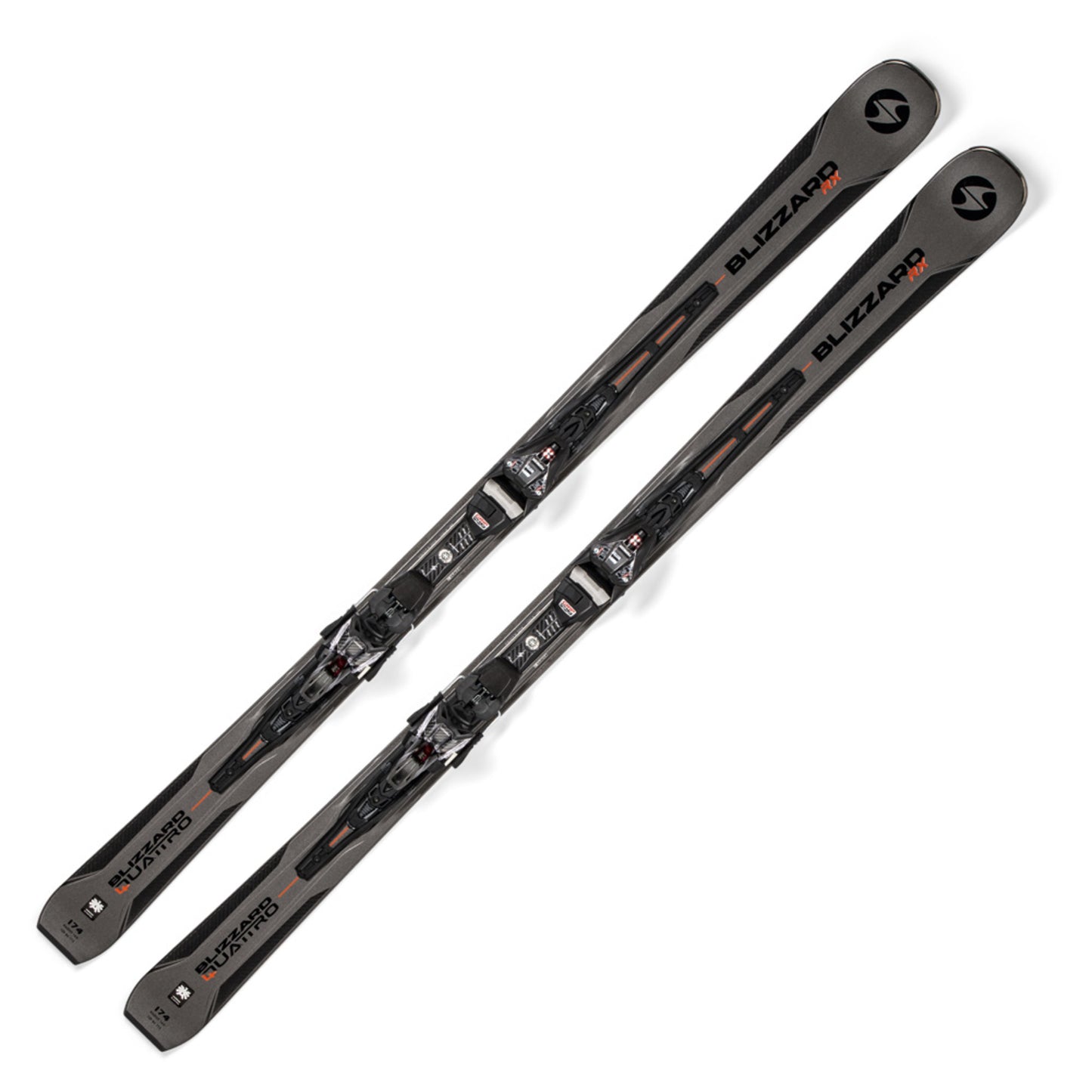 2019 Blizzard Quattro RX Skis w/ IQ XCell 14 Binding - 181