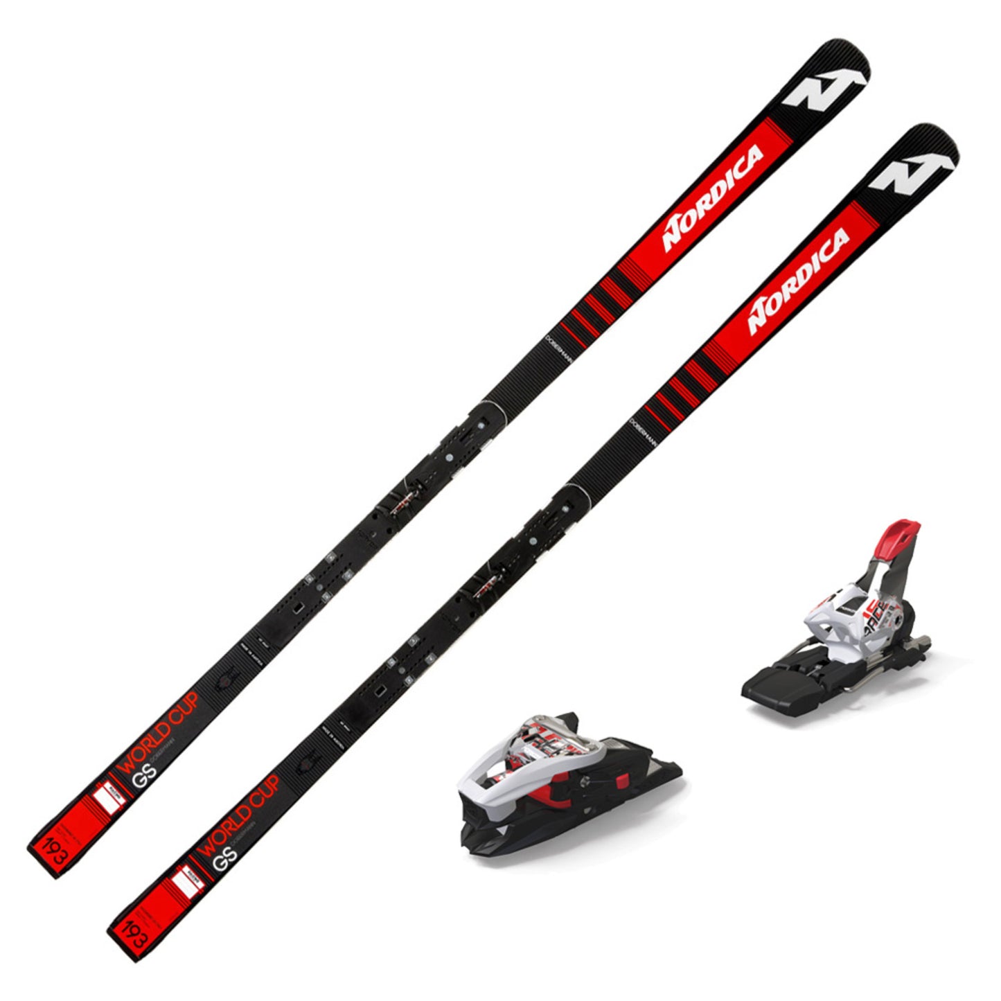 2020 Nordica Dobermann GS WC Race Dept Skis w/ Marker Xcell 16 Bindings
