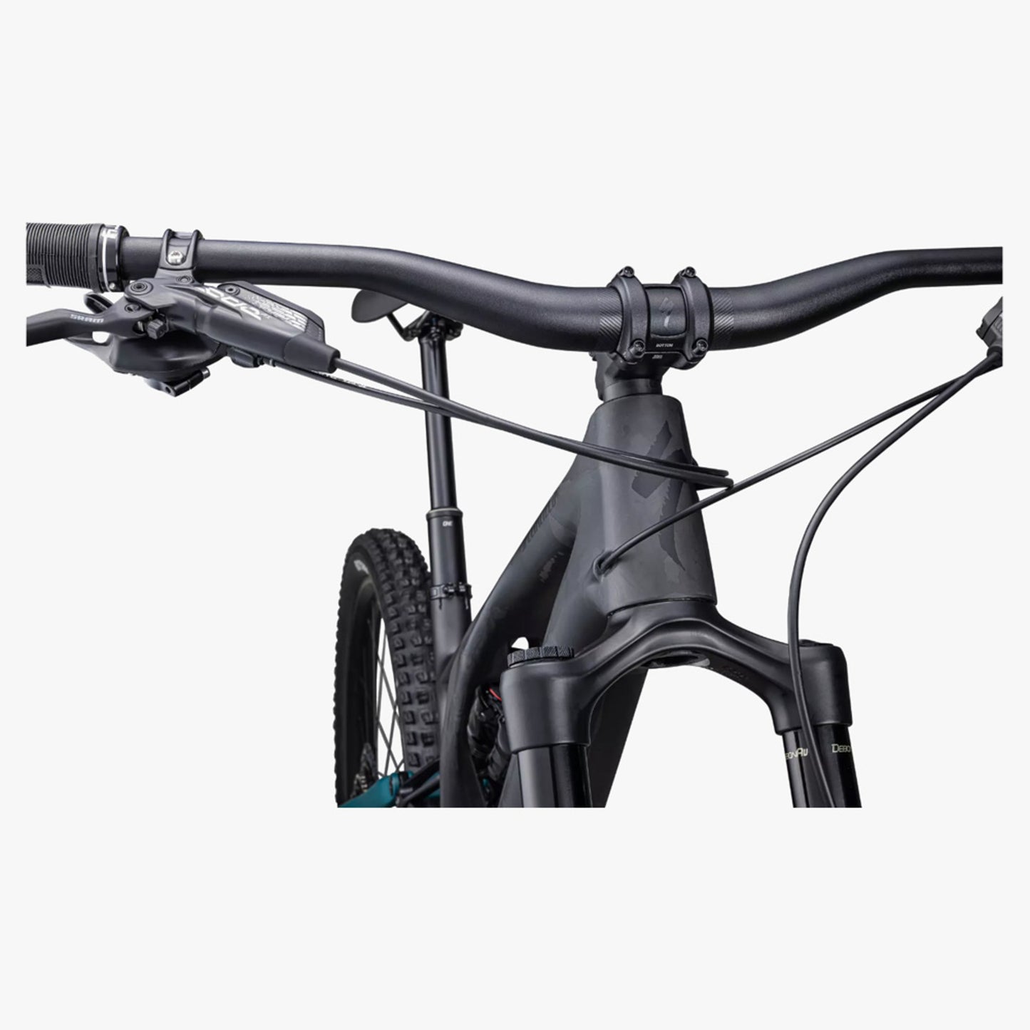 2022 Specialized Stumpjumper Evo Expert RS Mountain Bike - SATIN CARBON/TROPICA - S2