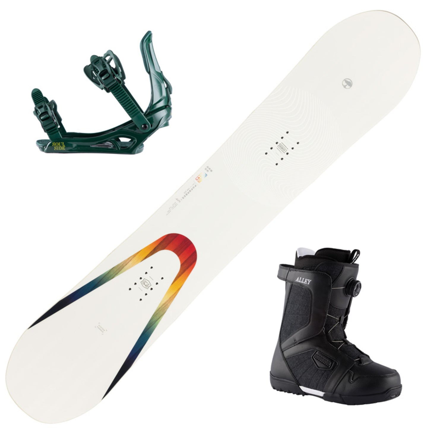 2023 Arbor Poparazzi Camber Women's Snowboard w/ Boots and Bindings