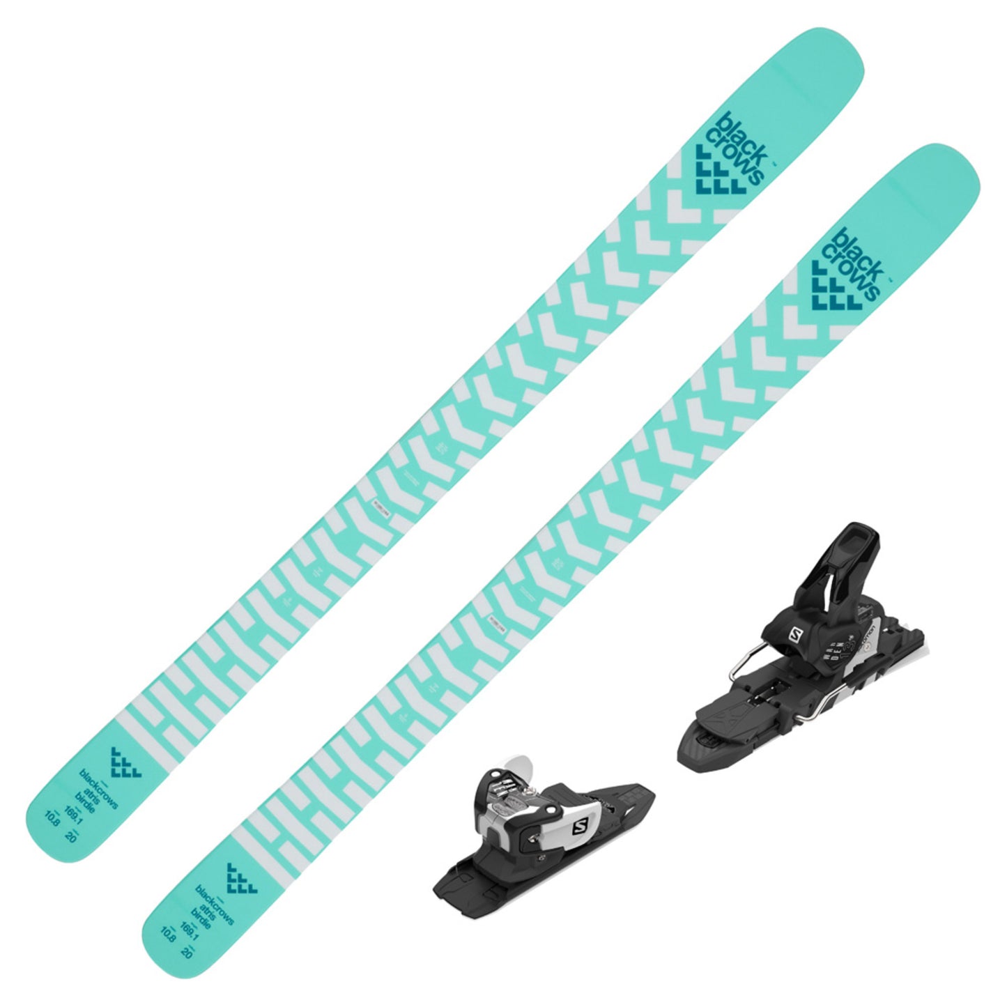 2023 Black Crows Atris Birdie Women's DEMO Skis w/ Salomon Warden DEMO Bindings - 160