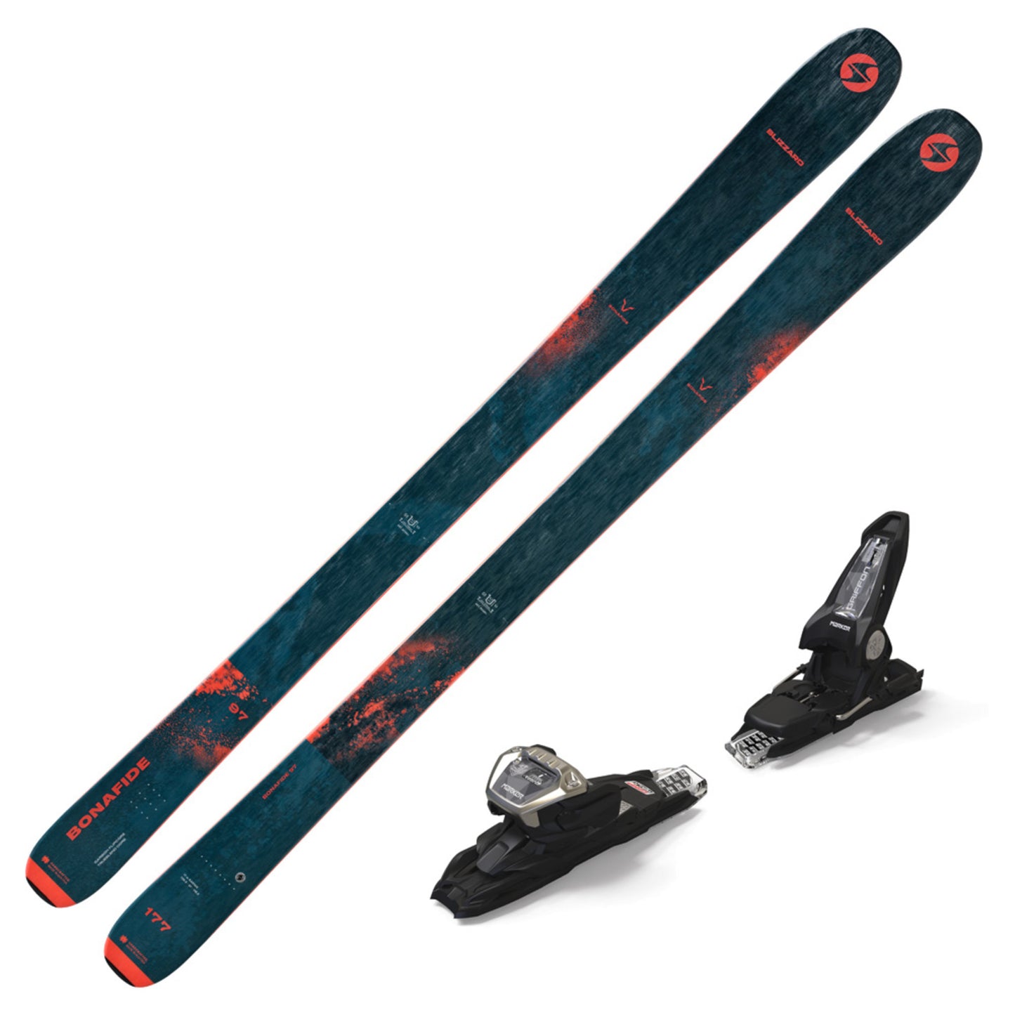 2023 Blizzard Bonafide 97 Demo Skis w/ Marker Griffon 13 Demo Bindings - 189