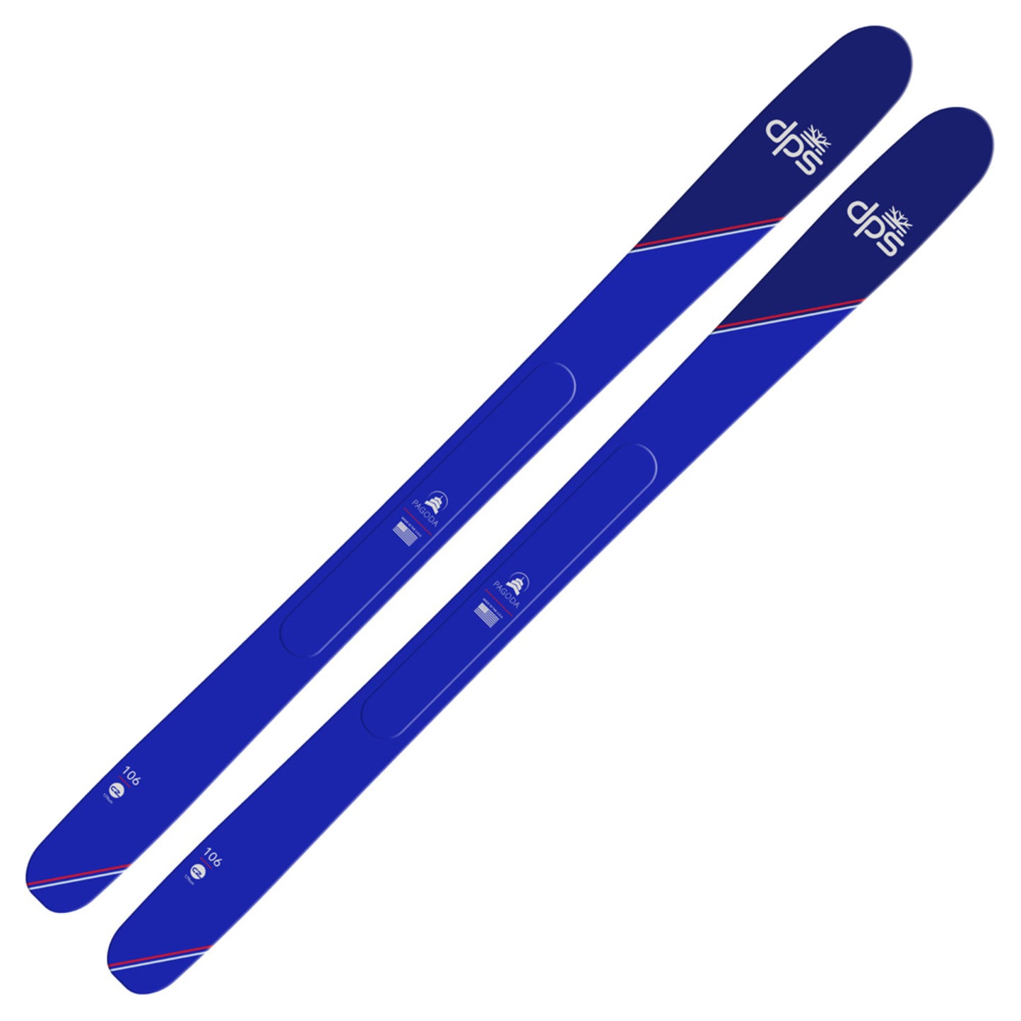 2023 DPS Pagoda 106 C2 Skis - BLUE - 189
