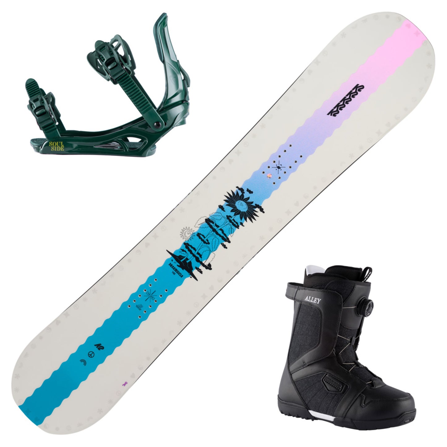 2023 K2 Dreamsicle Women's Snowboard w/ Boots and Bindings