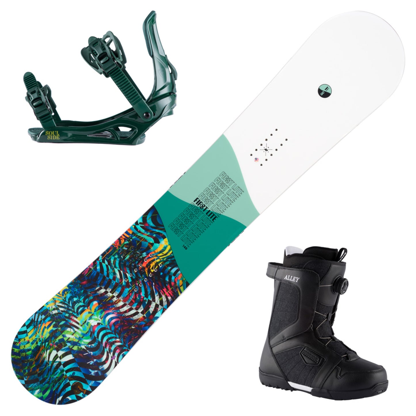2023 K2 First Lite Women's Snowboard w/ Boots and Bindings