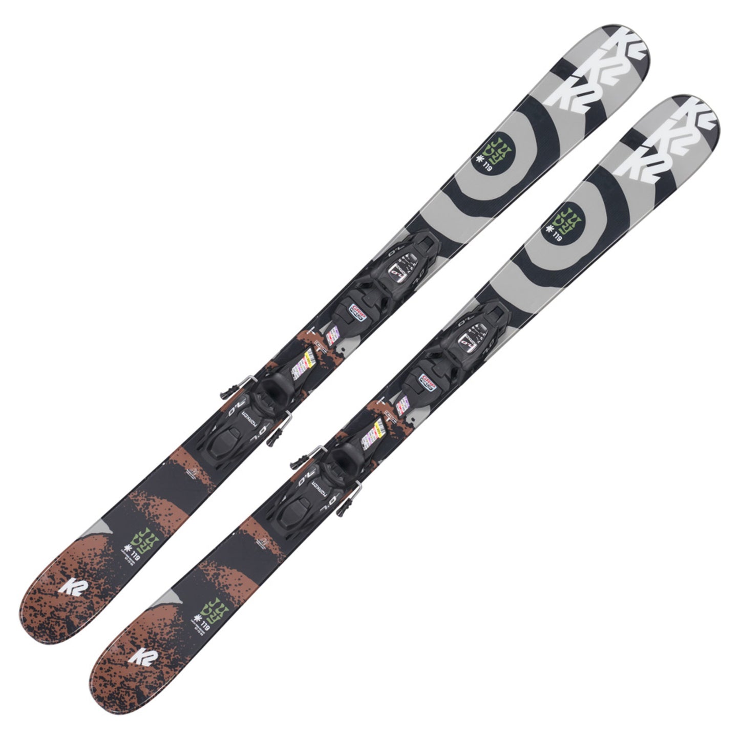 2023 K2 Junior Juvy Fastrak Skis w/ Marker FDT Bindings - 139