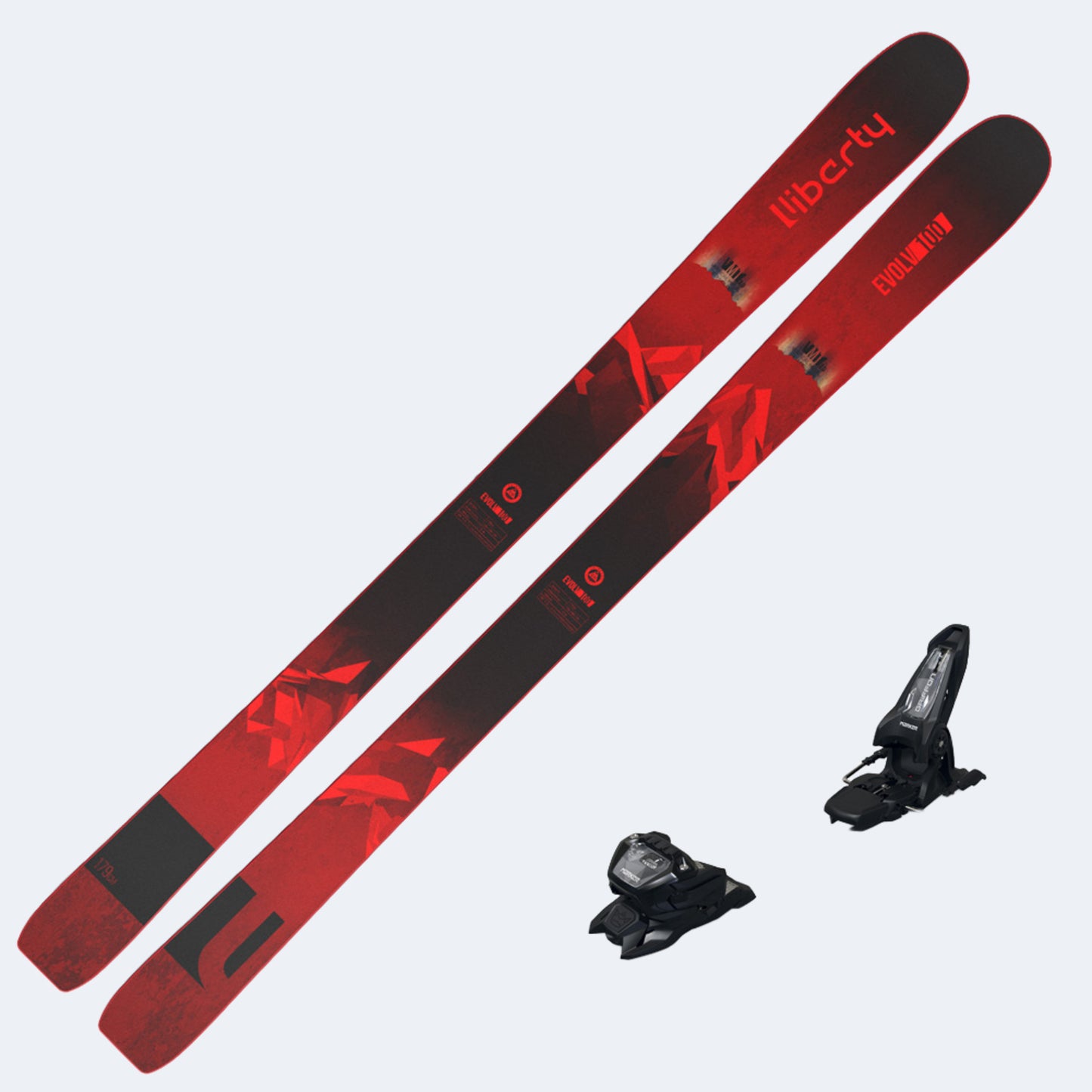 2023 Liberty Evolv 100 Skis with Atomic undefined Bindings