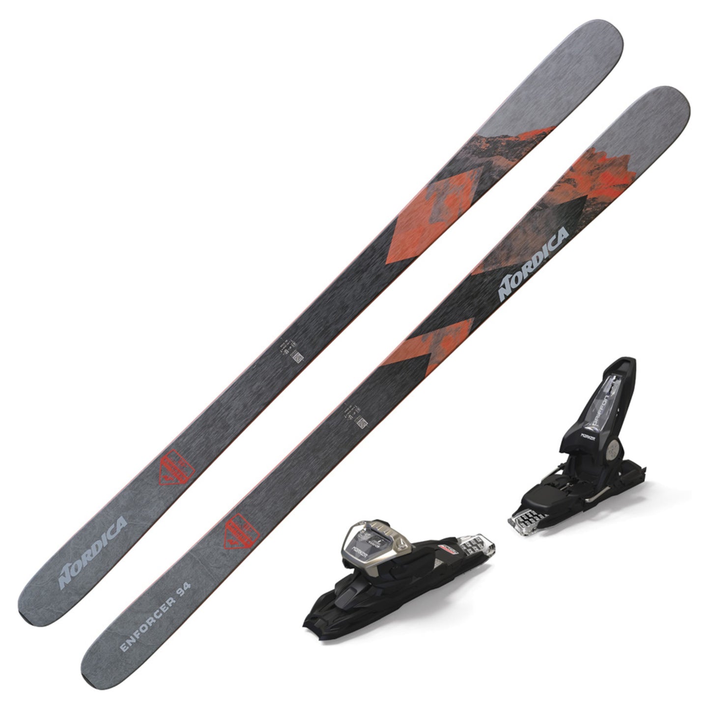 2023 Nordica Enforcer 94 DEMO Skis w/ Marker Griffon 13 DEMO Bindings