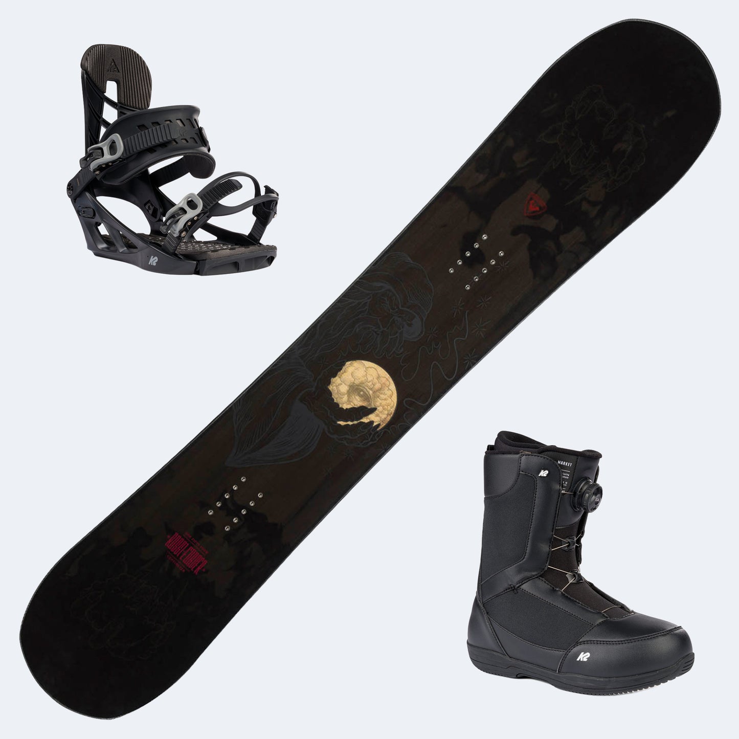 2024 Rossignol Evader Snowboard with Boots and Bindings