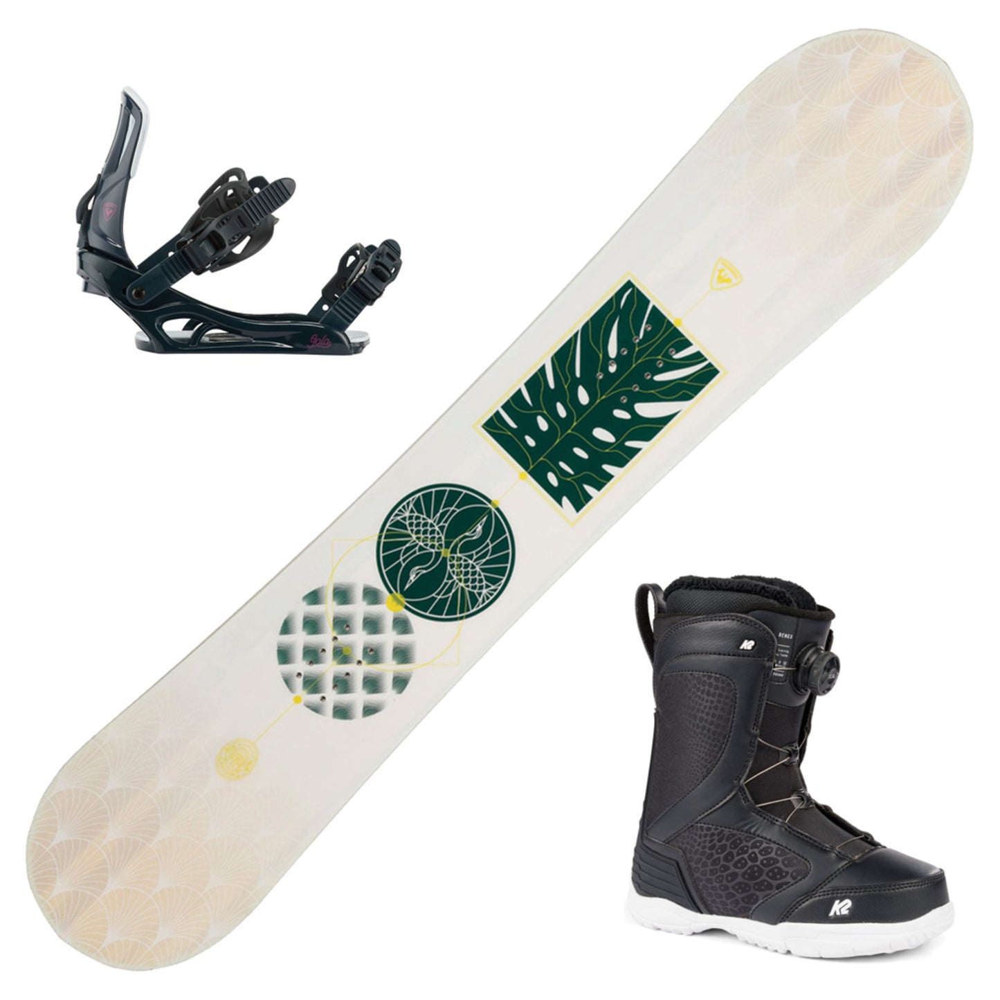 2023 Rossignol Soulside Snowboard w/ K2 Cassette Bindings & Rossignol Alley Boa H3 Boots