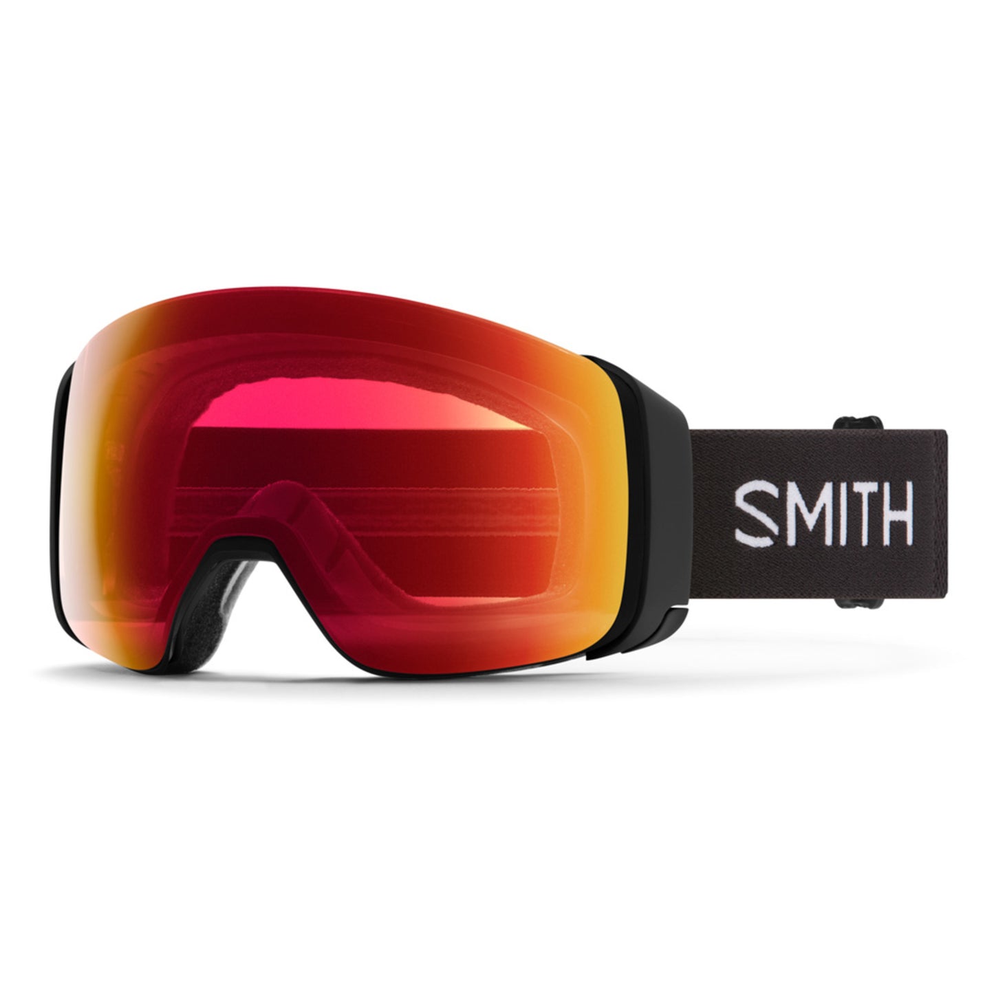 Smith 4D Mag Goggle - BLACK - CP PHOTO RED