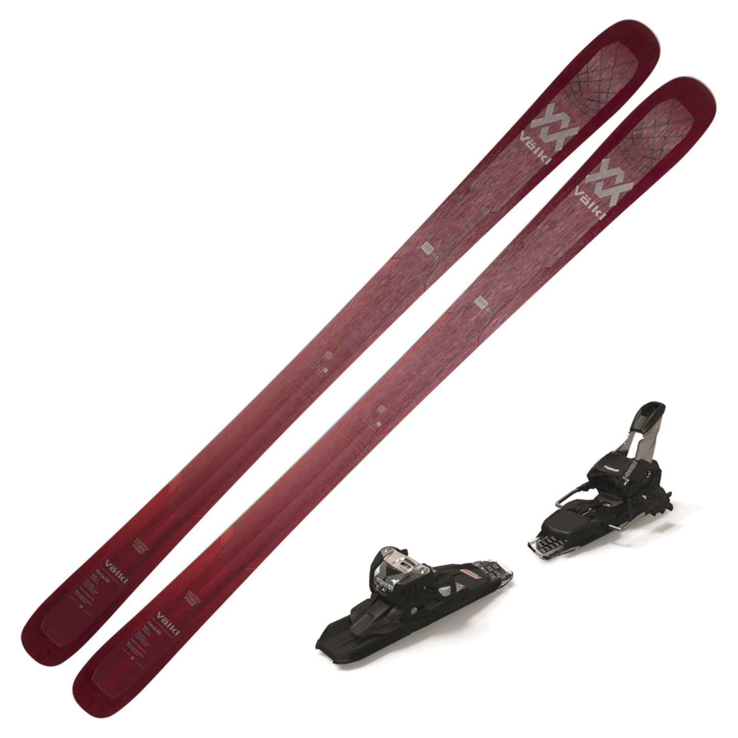 2023 Volkl Kenja 88 DEMO Skis w/ Marker Squire 11 TCX DEMO Bindings - 163