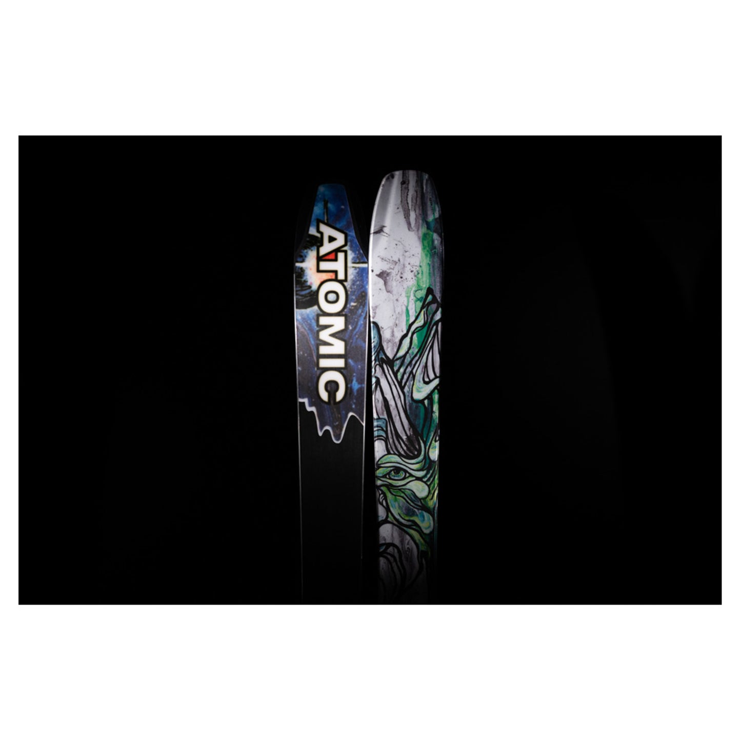 2024 Atomic Bent 100 Skis w Marker Griffon 13 ID Bindings