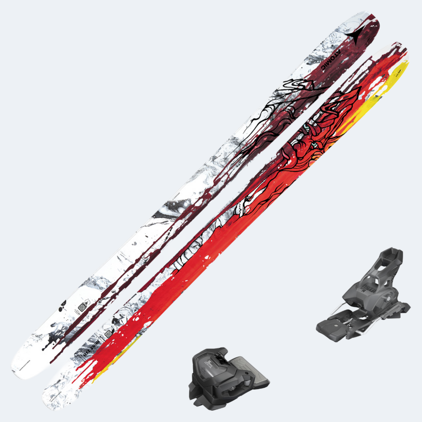 2024 Atomic Bent 110 Skis w Tyrolia Attack 14 GW Bindings