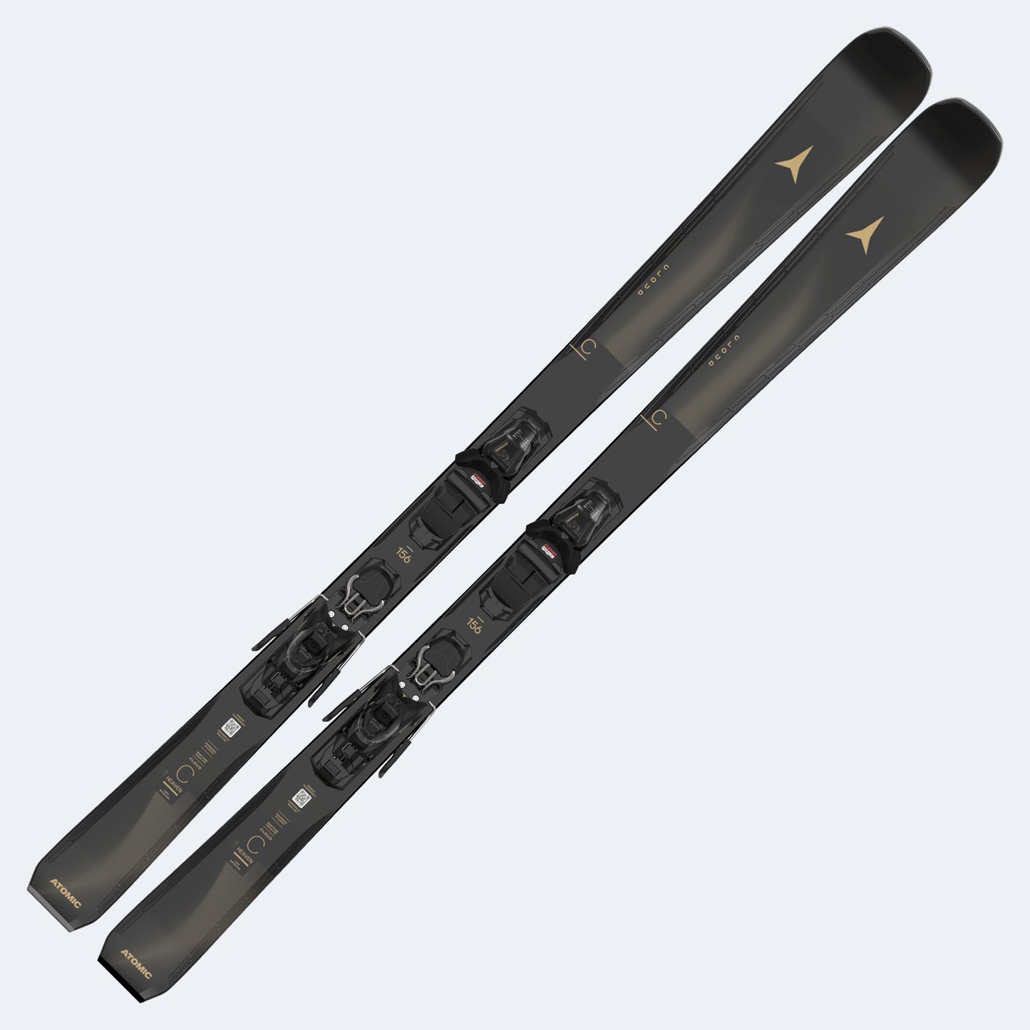 2024 Atomic Black Heaven Skis W/ M10 GW Bindings