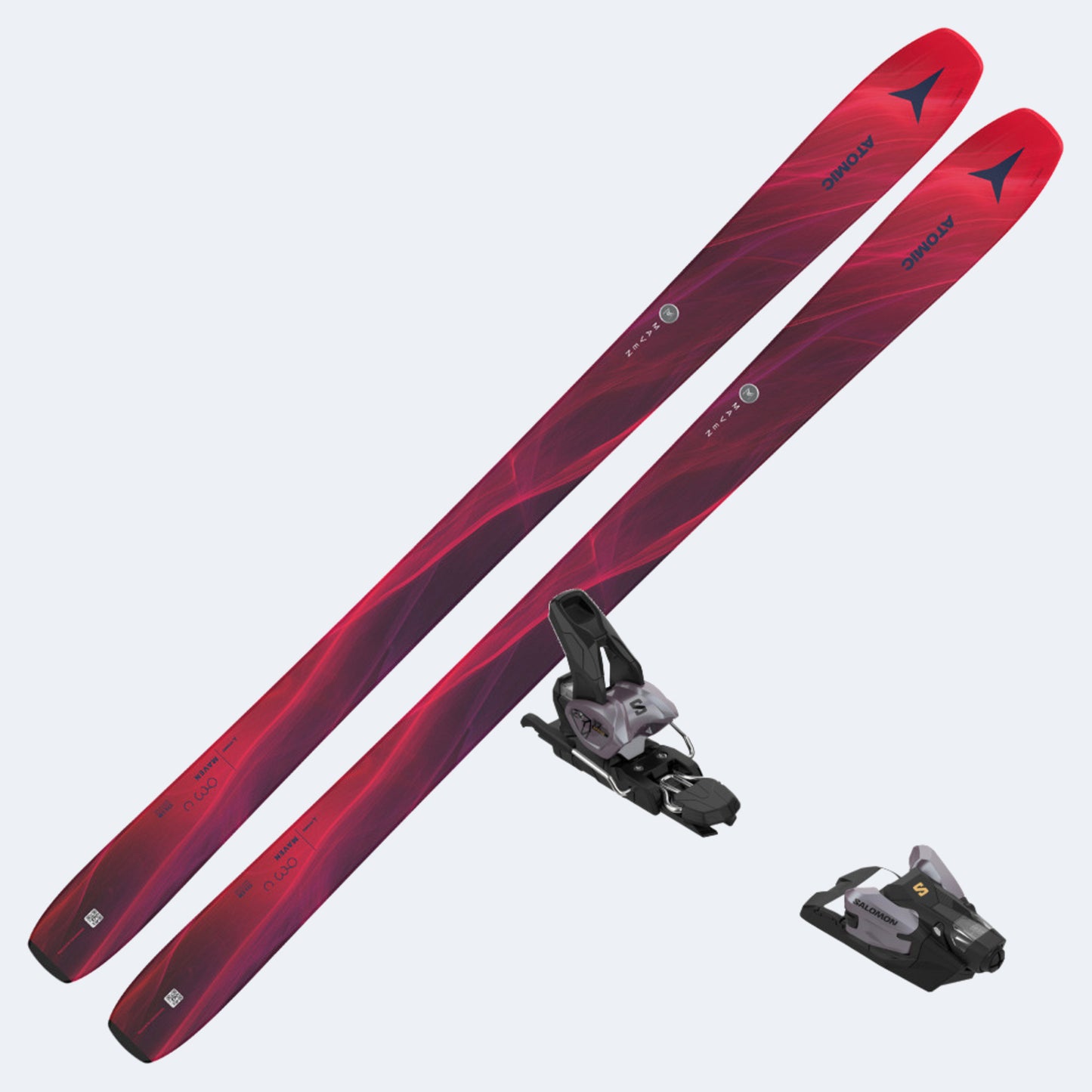 2024 Atomic Maven 93 C Womens Skis with Salomon Strive 12 Bindings