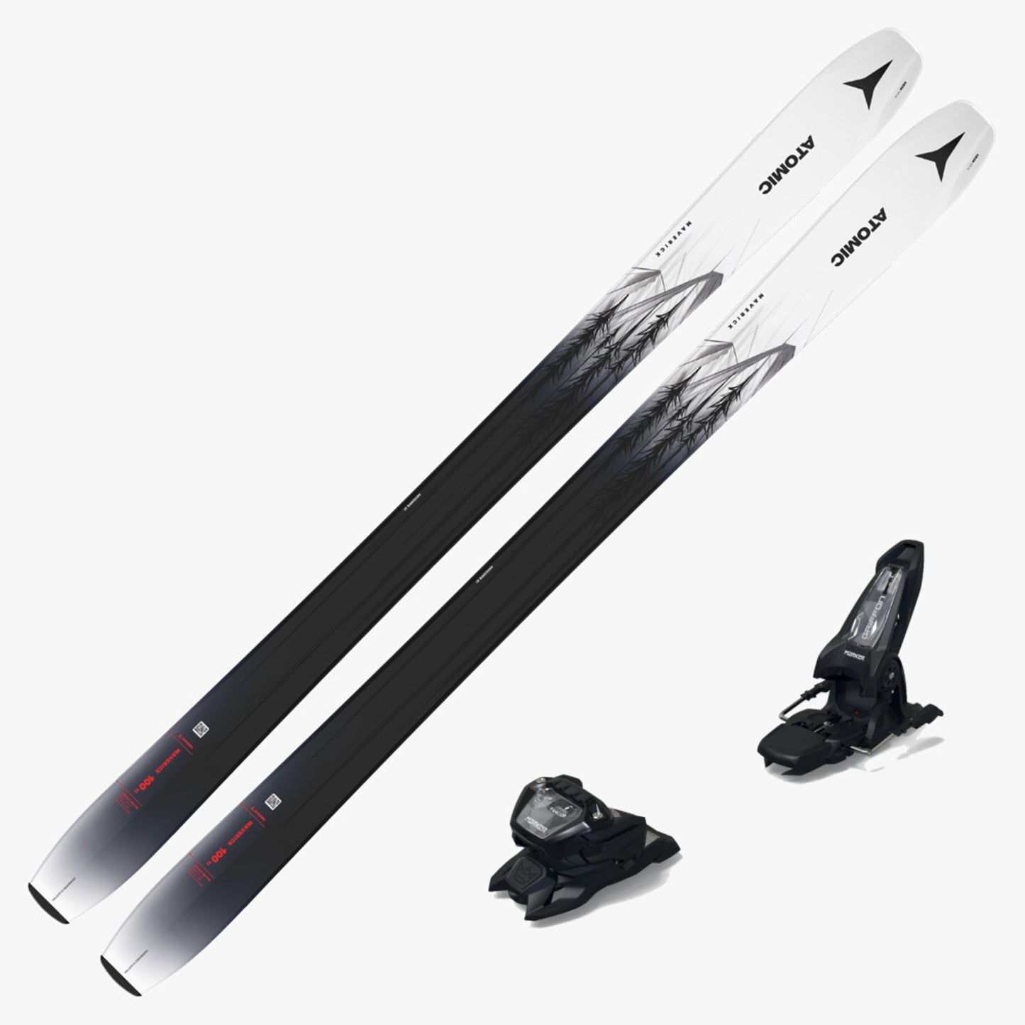 2024 Atomic Maverick 100 TI Skis with Marker Griffon 13 ID Bindings