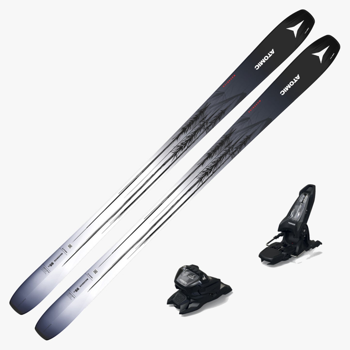 2024 Atomic Maverick 95 Ti Skis with Marker Griffon 13 ID Bindings