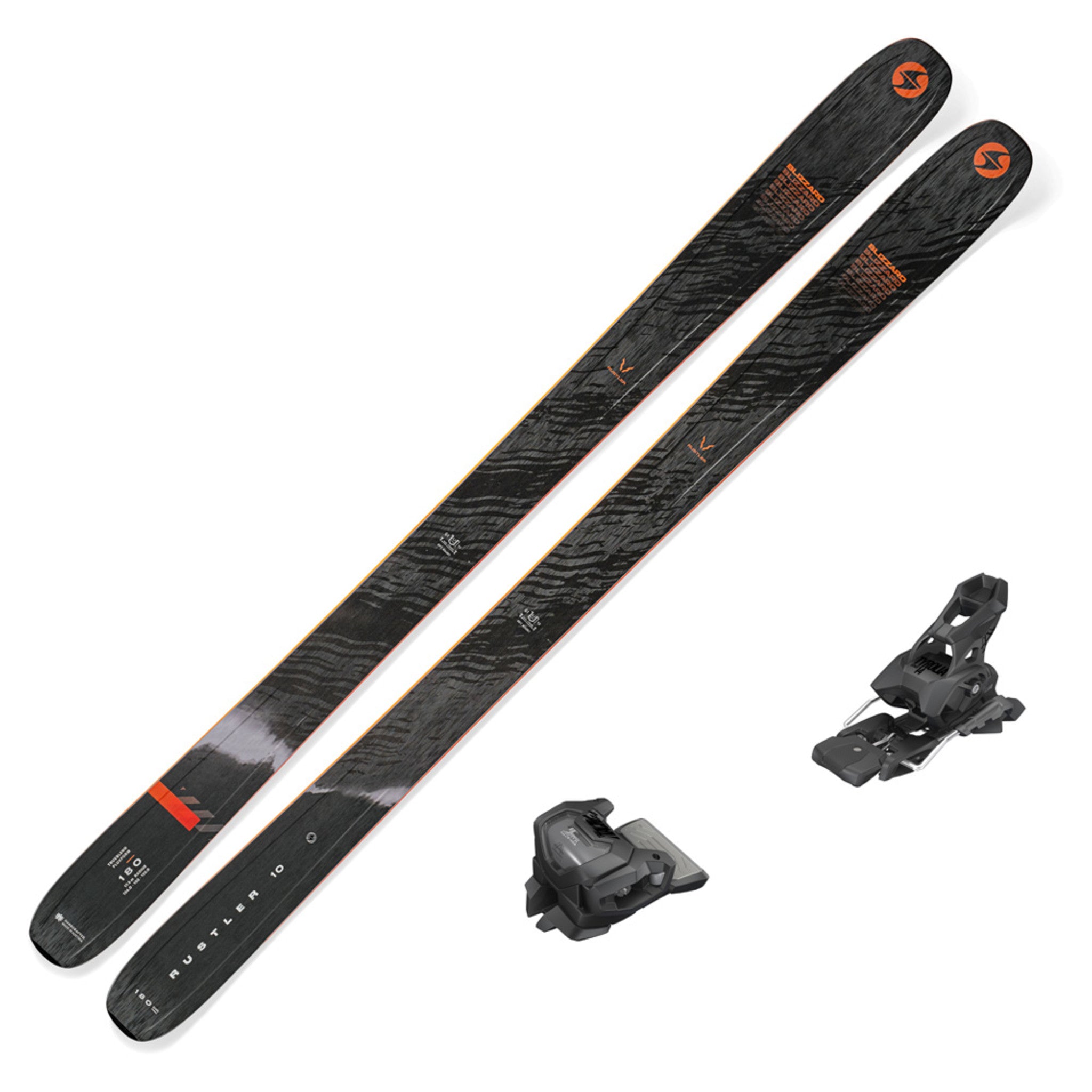 2024 Blizzard Rustler 10 Skis w/ Tyrolia Attack2 14 GW Bindings POS