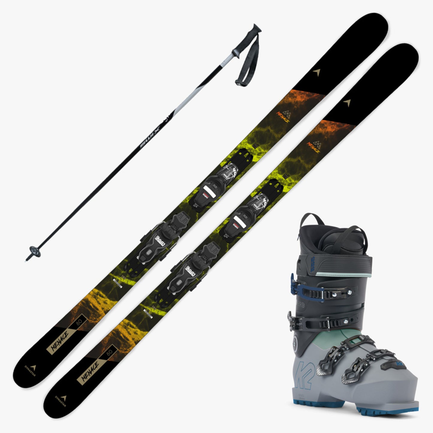 2024 Dynastar Menace 80 XP Junior Ski w/ Boots and Poles