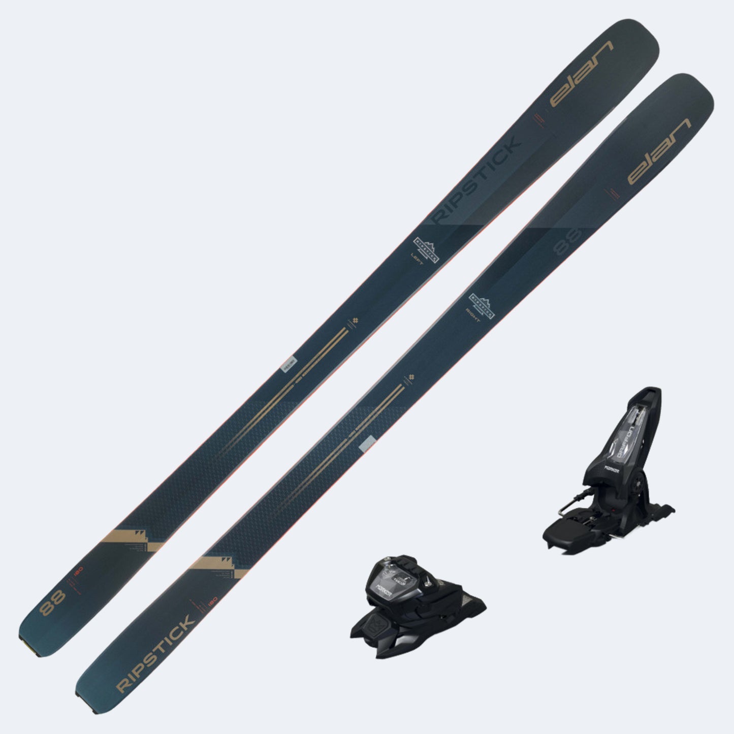 2024 Elan Ripstick 88 Skis with Marker Griffon 13 ID Bindings
