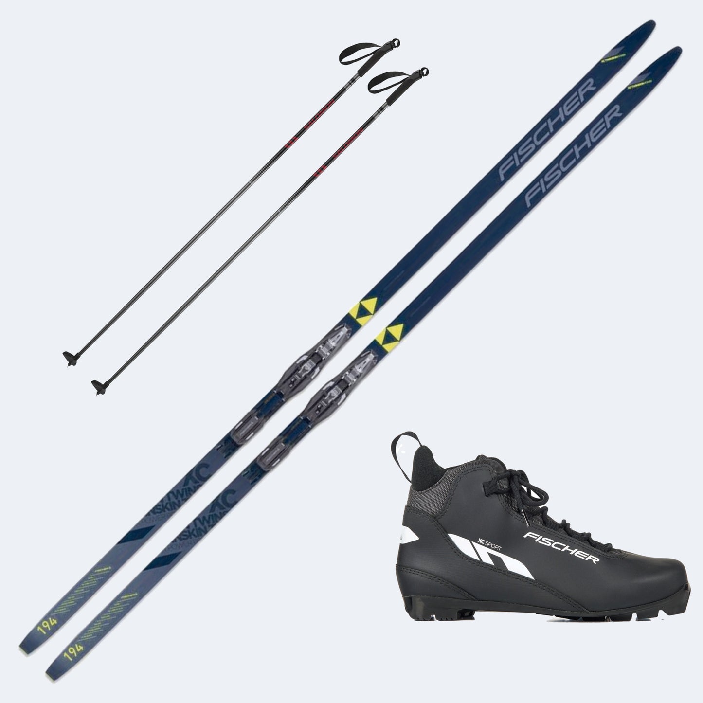 2024 Fischer Skis with Fischer Boots and Poles