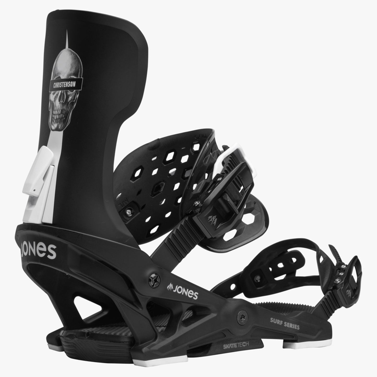 2024 Jones Meteorite Surf Series Snowboard Bindings - BLACK - L