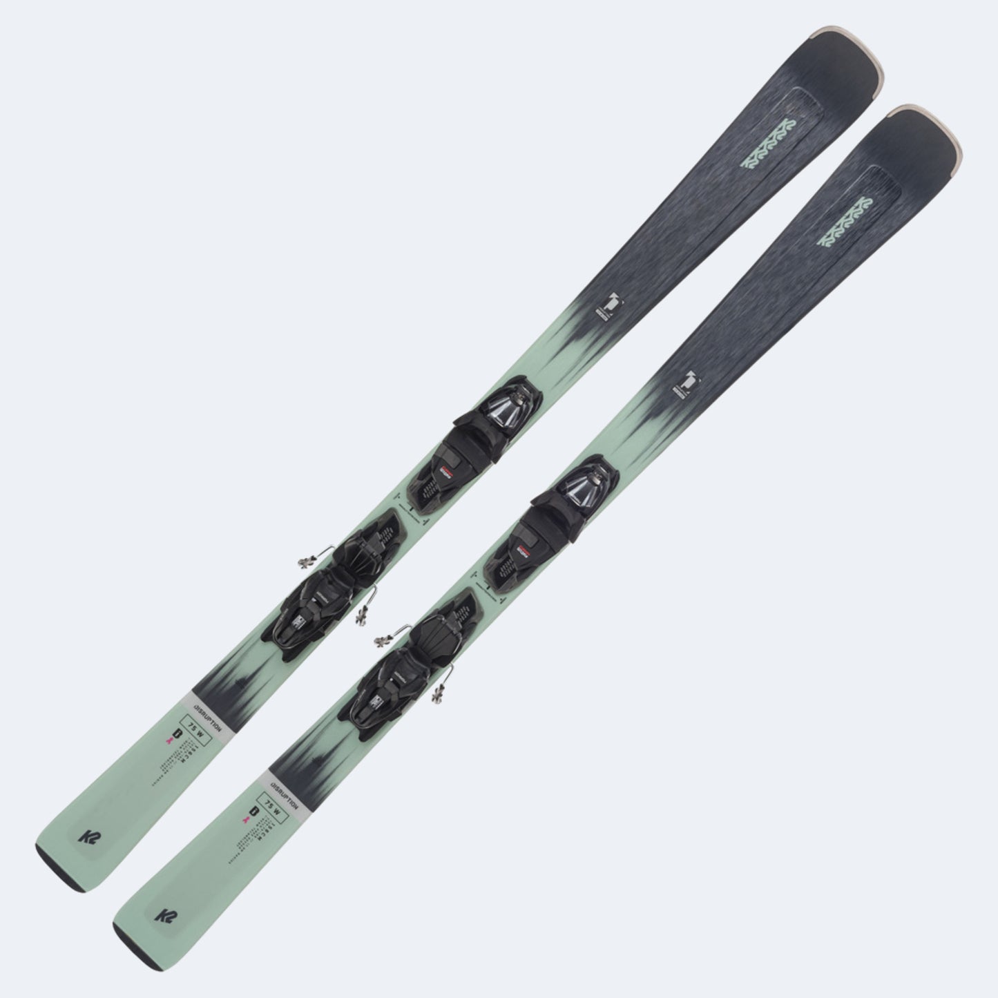 2024 K2 Disruption 75 Womens Ski w Marker ERP 10 Quickclik Binding