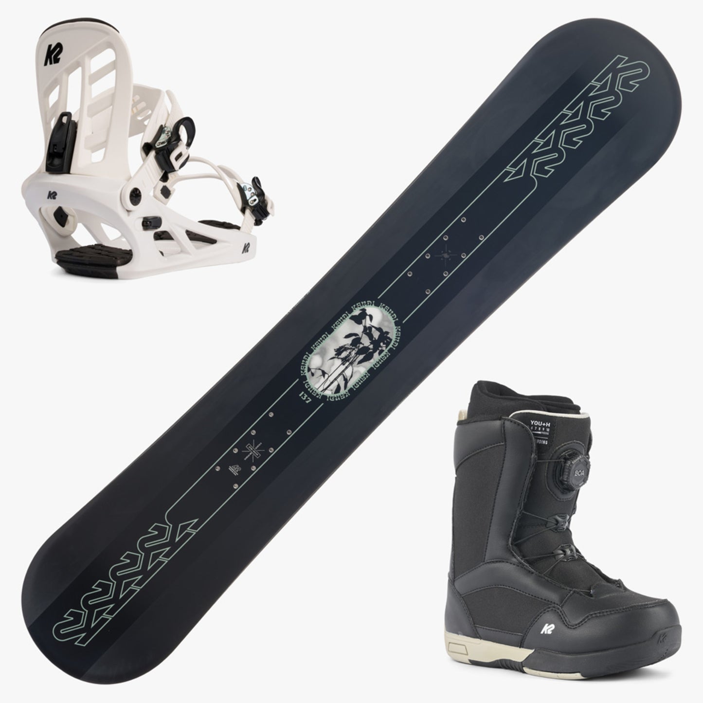 2024 K2 Kandi Junior Snowboard w/ Boots and Bindings