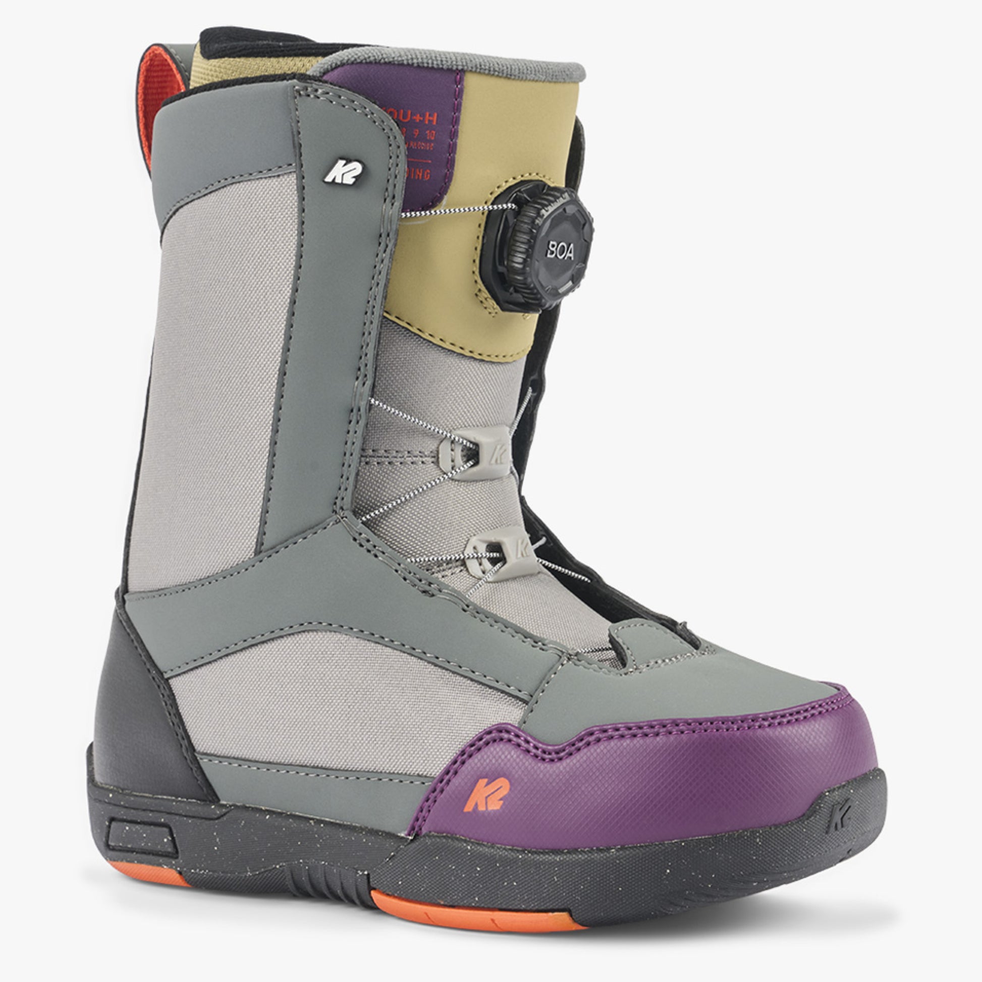 2025 K2 You+h Junior Snowboard LEASE Boots - Multi - 7