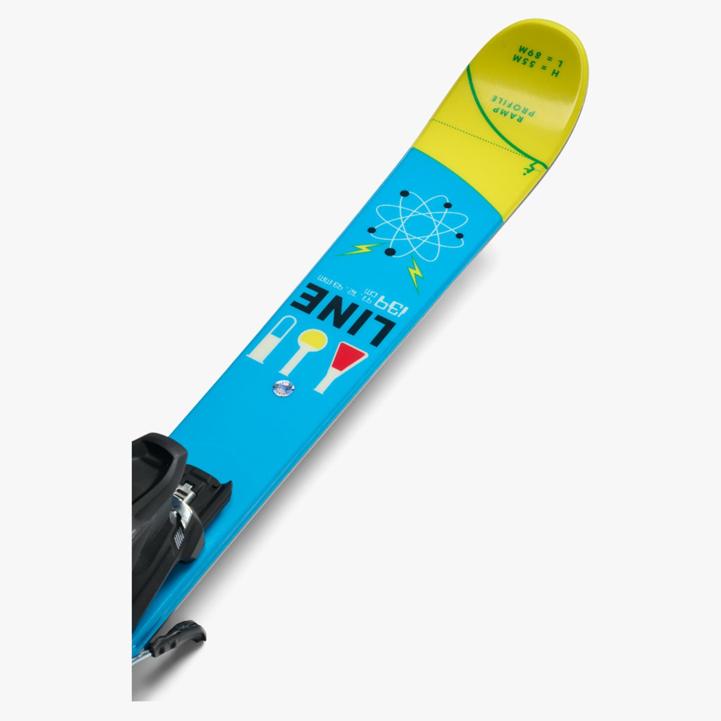 2024 Line Wallisch Shorty Junior Skis w/ Marker FDT Bindings - 139