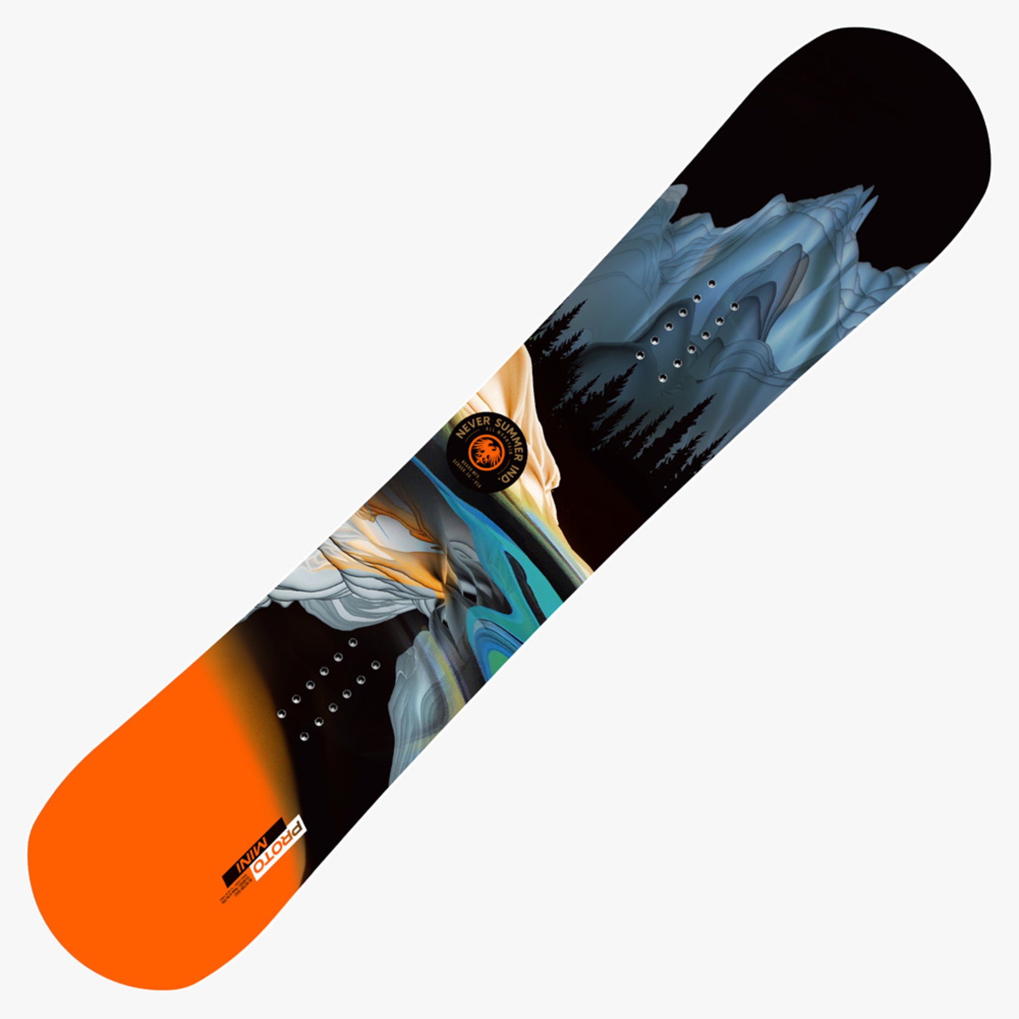 2025 Never Summer Mini Proto Synthesis Junior Snowboard Ski Essentials