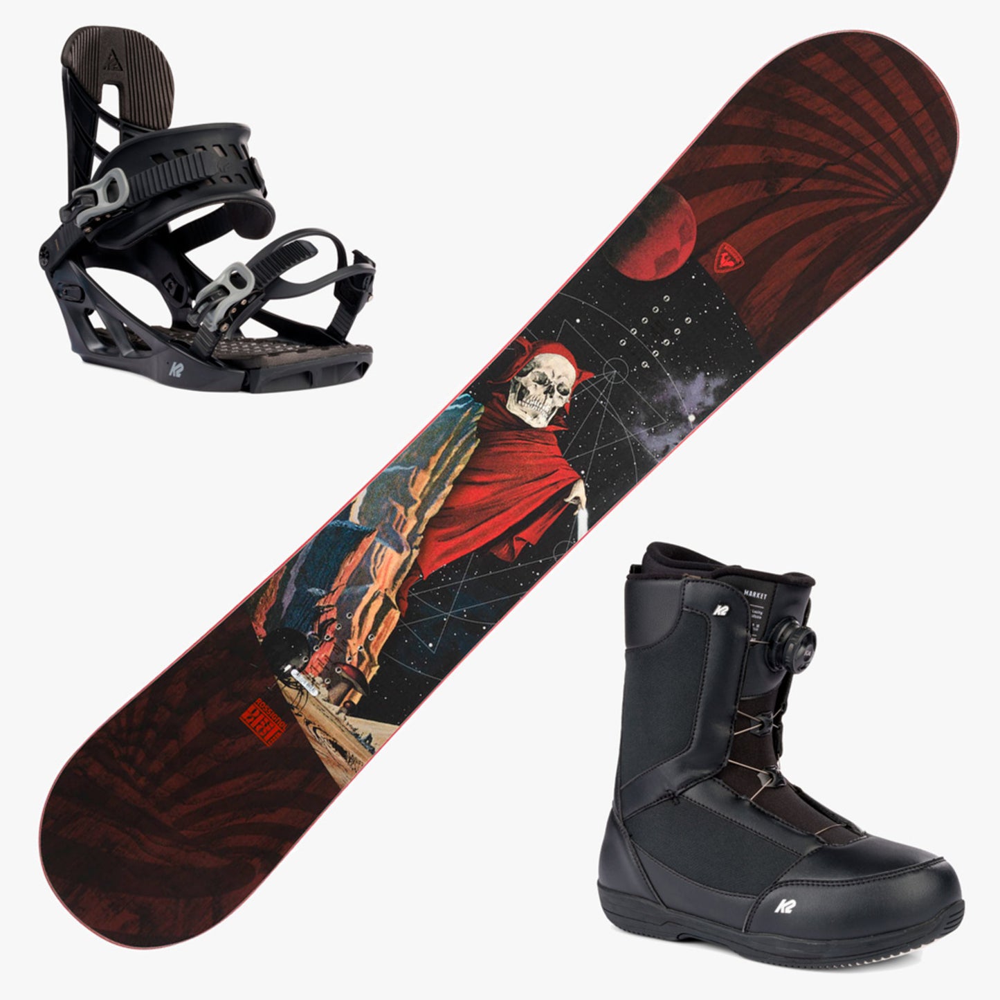 2024 Rossignol District Snowboard w/ Boots and Bindings
