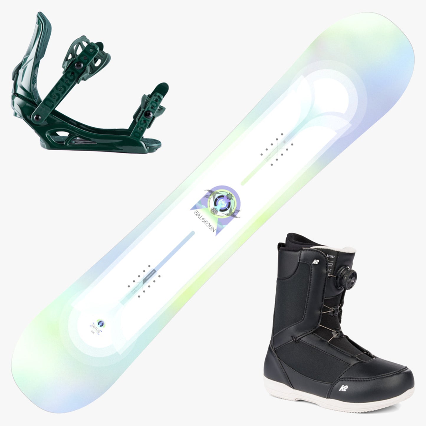 2024 Salomon Lotus Women's Snowboard w/ Boots and Bindings