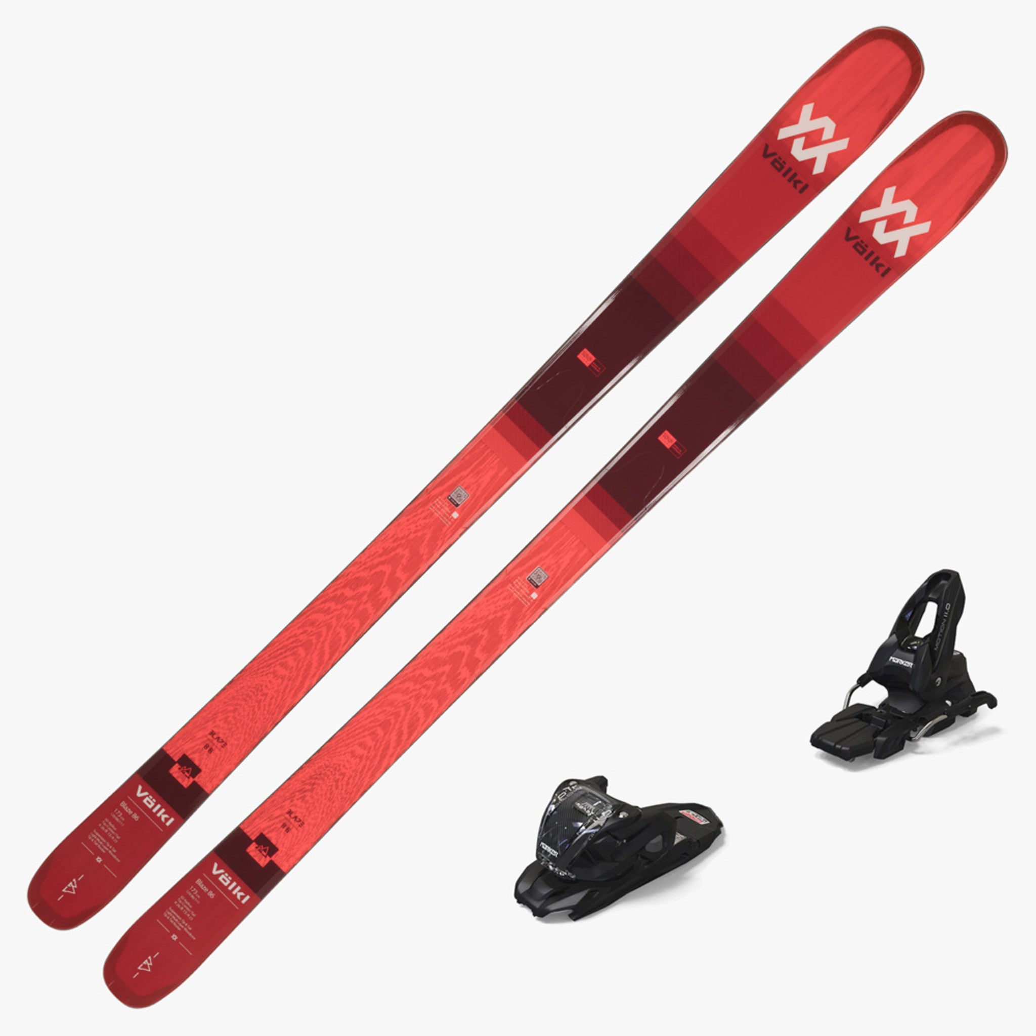 2024 Volkl Blaze 86 Skis w VMotion 11 TCX GW Bindings Ski Essentials