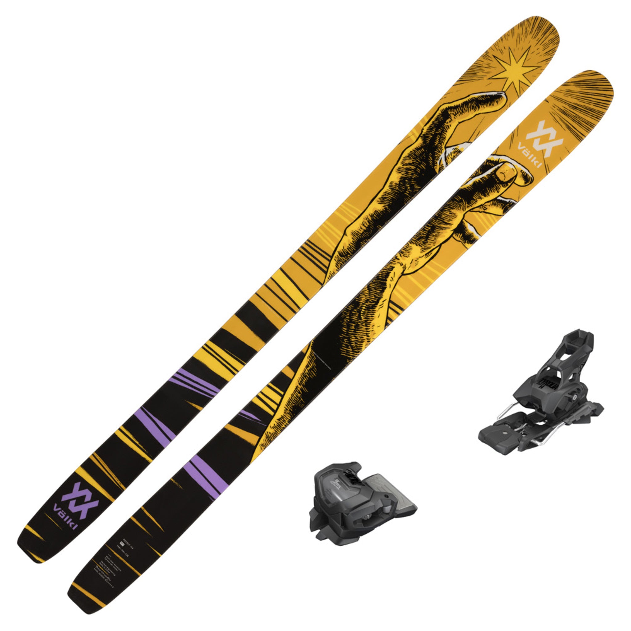 2024 Volkl Revolt 114 Skis w/ Tyrolia Attack 14 Bindings POS/Marketp