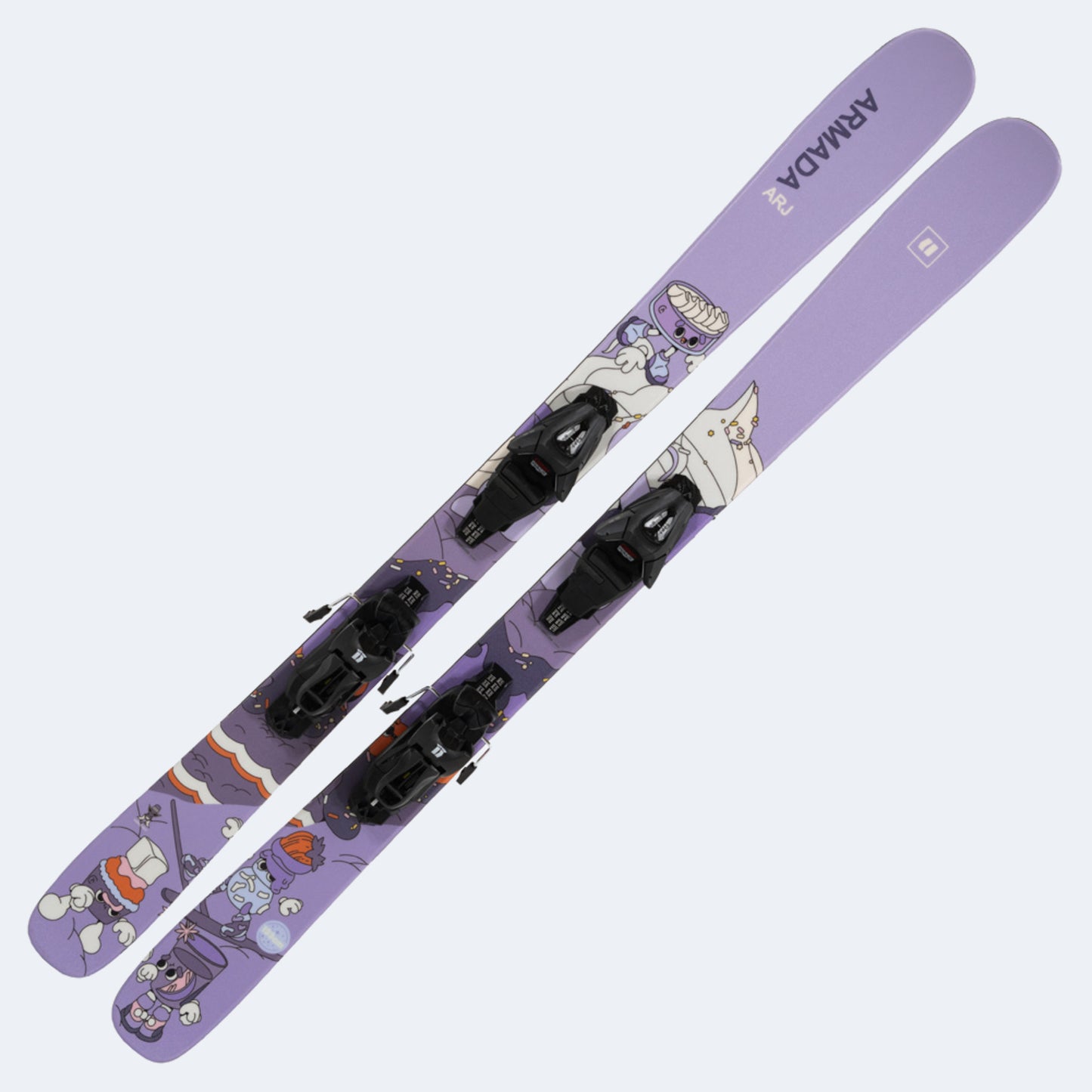 2025 Armada ARJ Pop Art Purple Ski w/ C5 Bindings