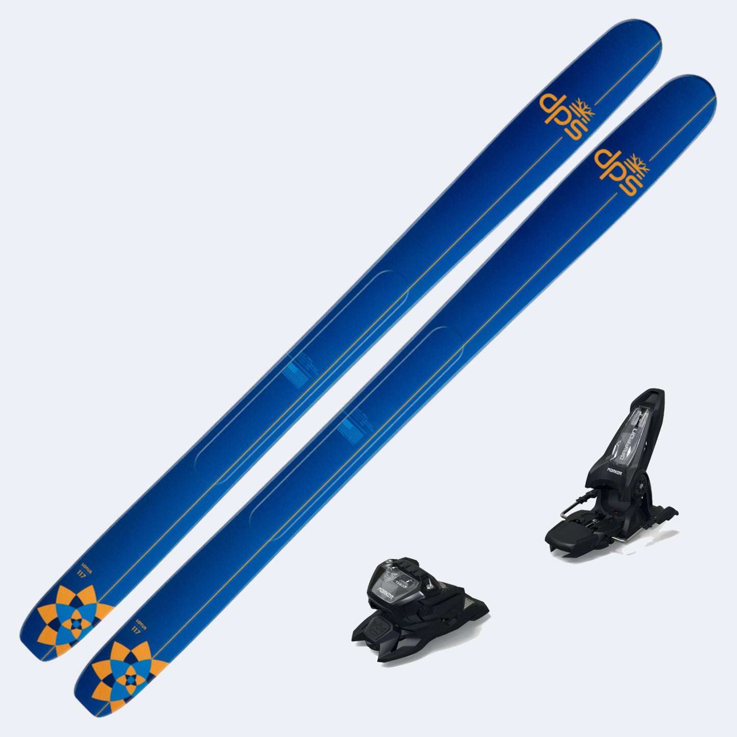 2026 DPS Lotus 117 Skis with Marker Griffon 13 ID Bindings