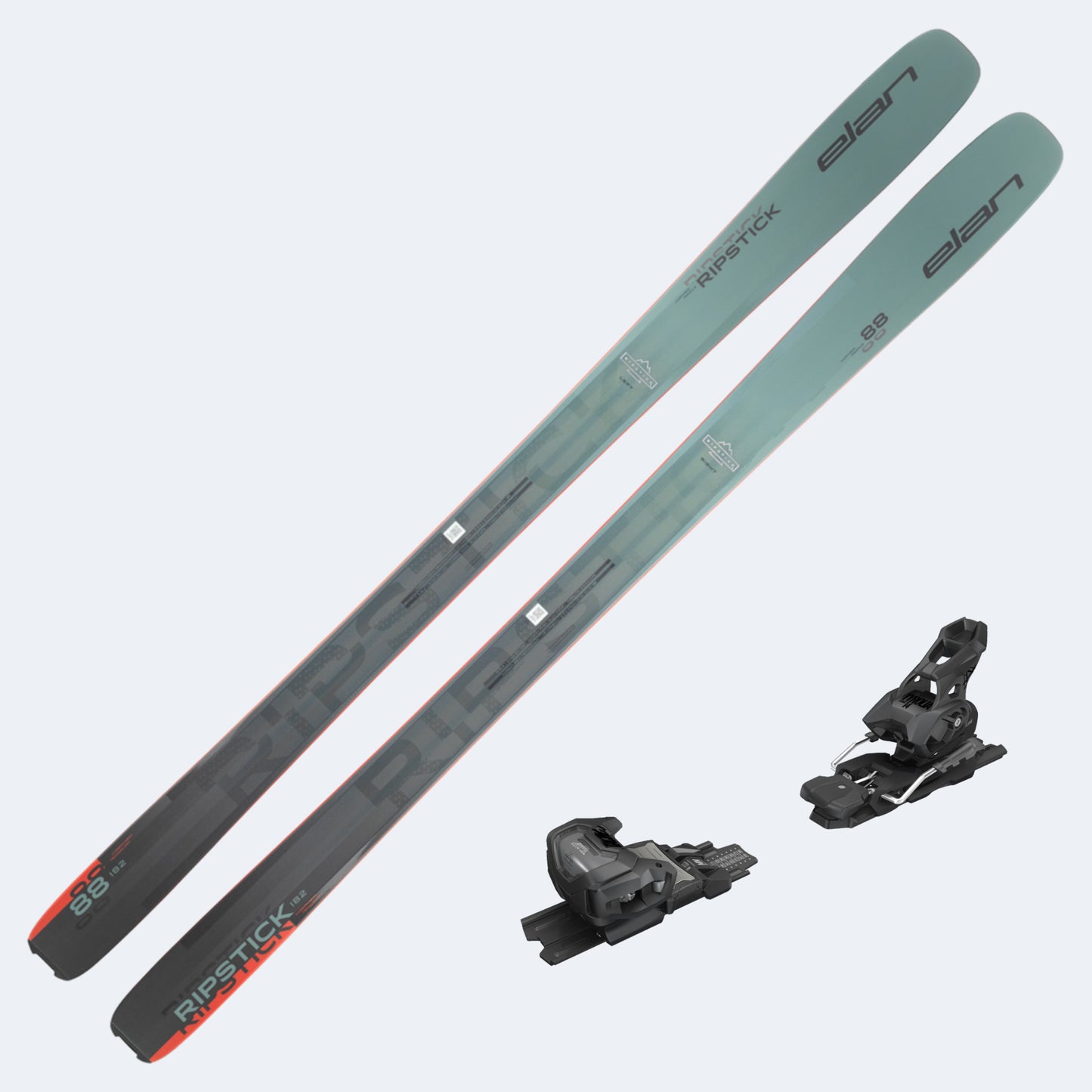 2026 Elan Ripstick 88 Demo Skis W/ Attack 14 Demo Bindings
