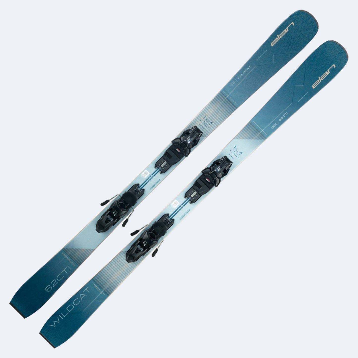 2025 Elan Wildcat 82 CTI Women's Skis W/ ELX 11 Bindings