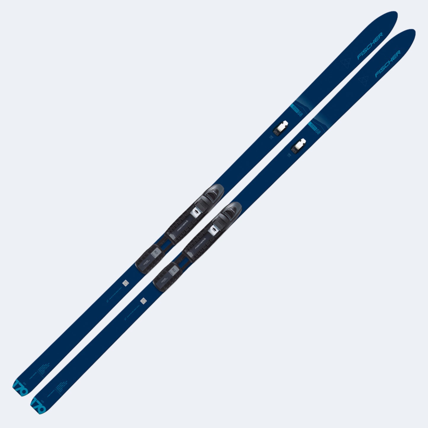 2025 Fischer Outback 68 Crown/Skin Xtralite Cross-Country Skis w/ BCX Auto Bindings