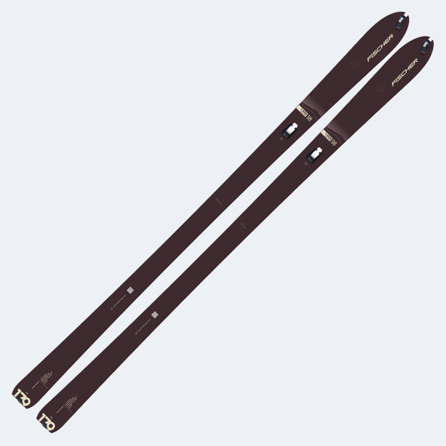 2025 Fischer S-Bound 98 Crown/Dual-Skin Xtralite Cross-Country Skis