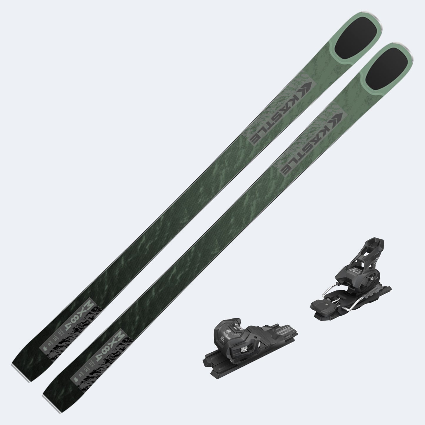 2026 Kastle MX 84 Demo Skis W/ Attack 13 Demo Bindings