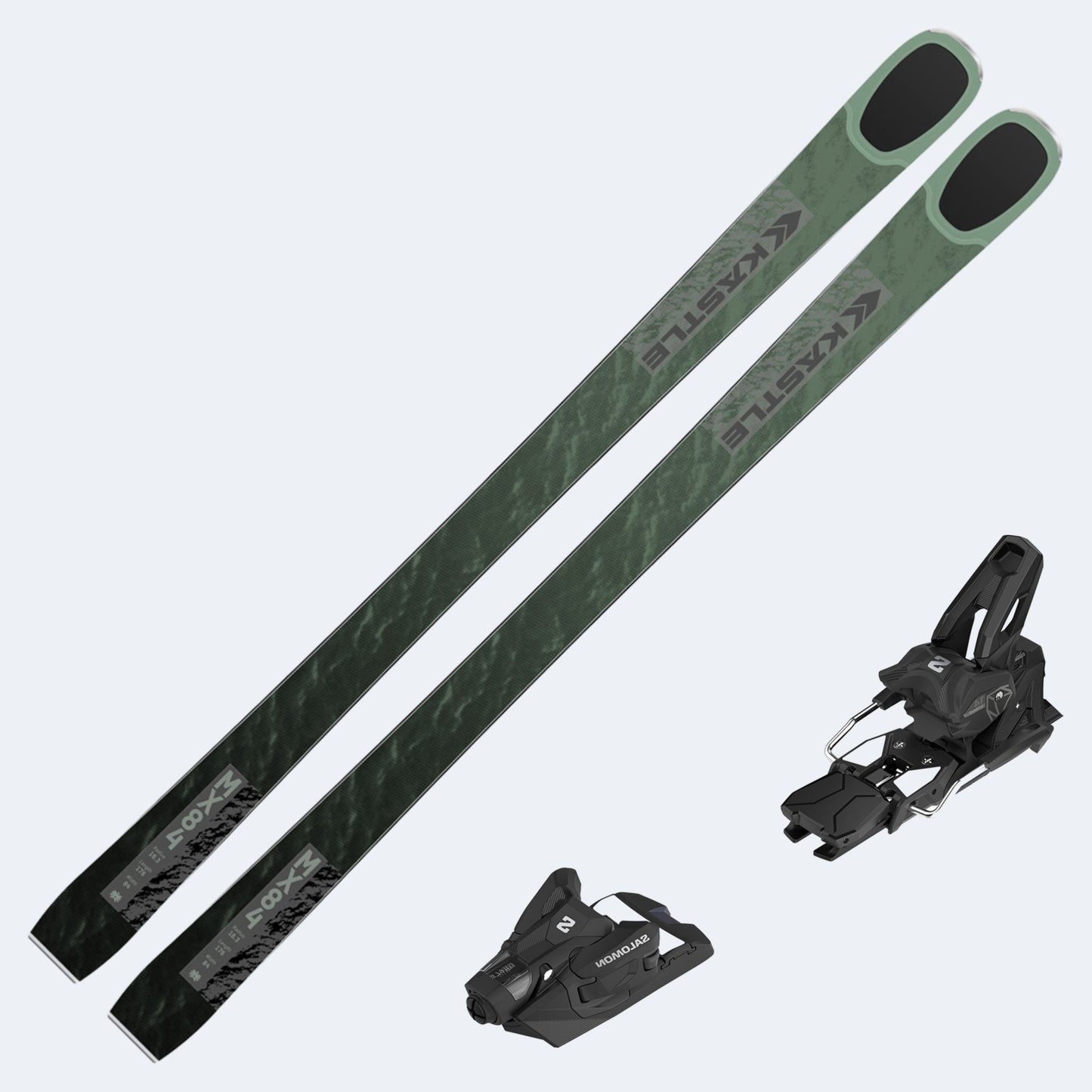 2026 Kastle MX 84 Skis with Salomon Strive 14 GW Bindings