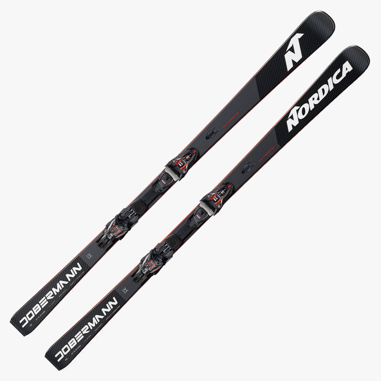 2025 Nordica Dobermann Multigara DC Demo Skis w Demo Xcell 14 Binding