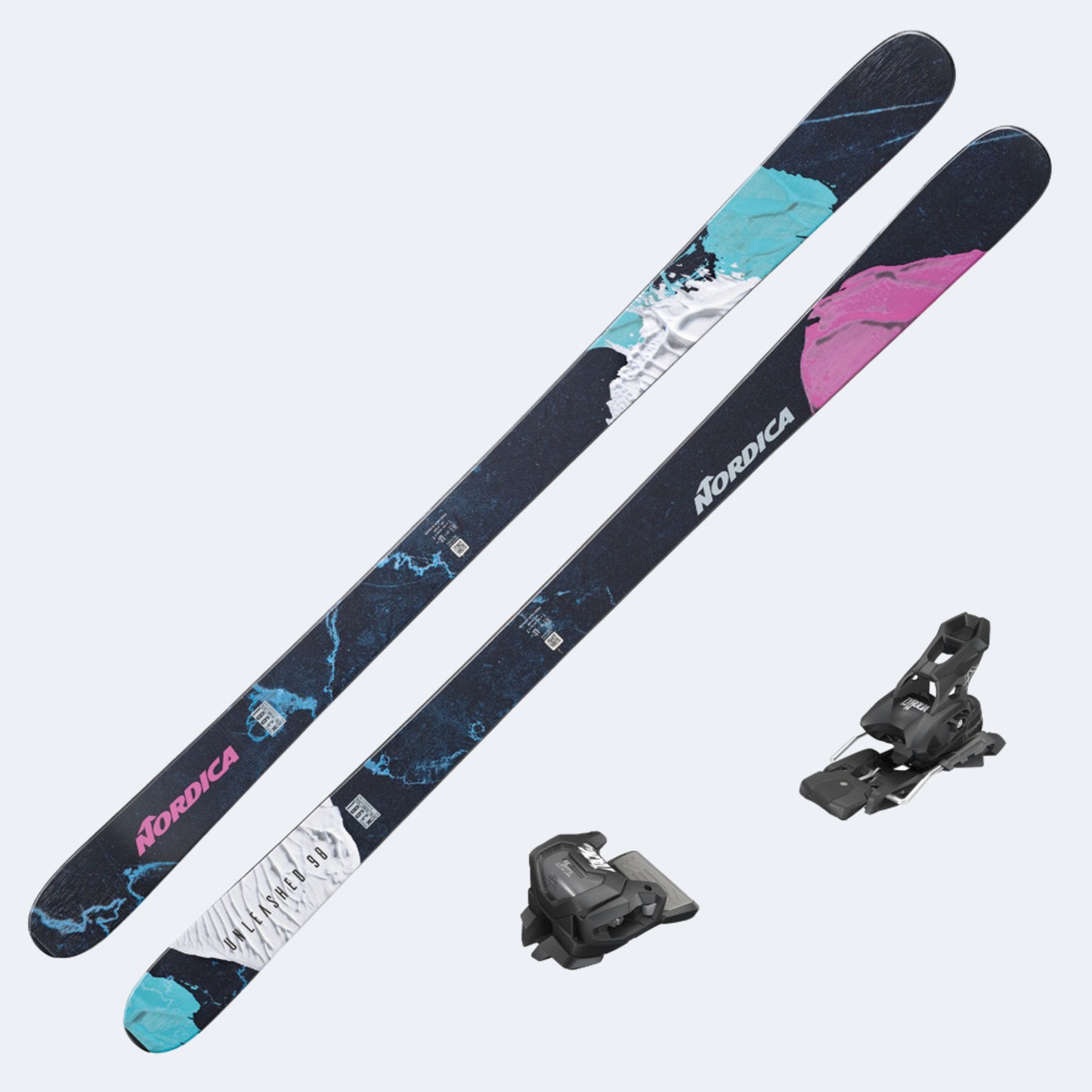 2025 Nordica Unleashed 98 Skis with Tyrolia Attack 14 GW Bindings