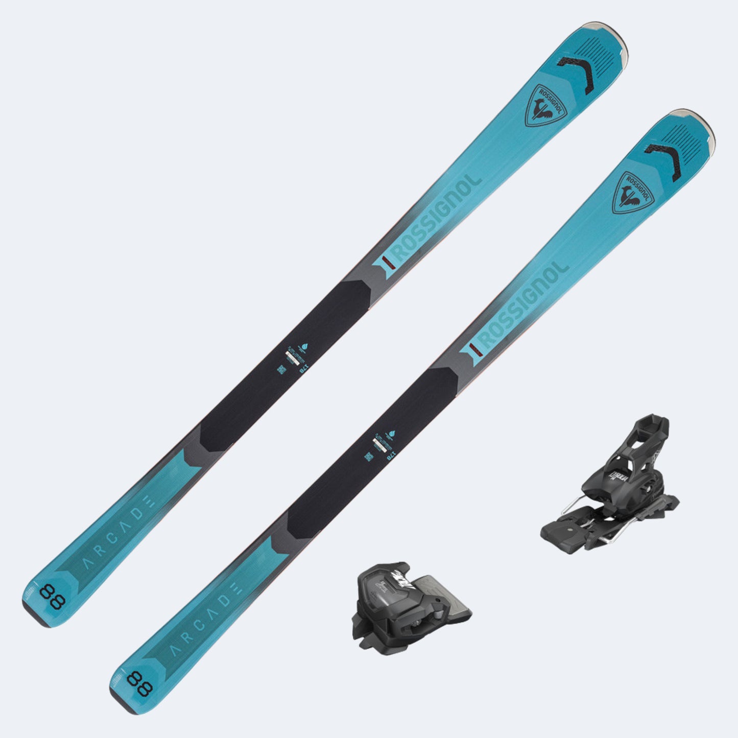 2026 Rossignol Arcade 88 Open Skis with Marker Squire 11 Bindings