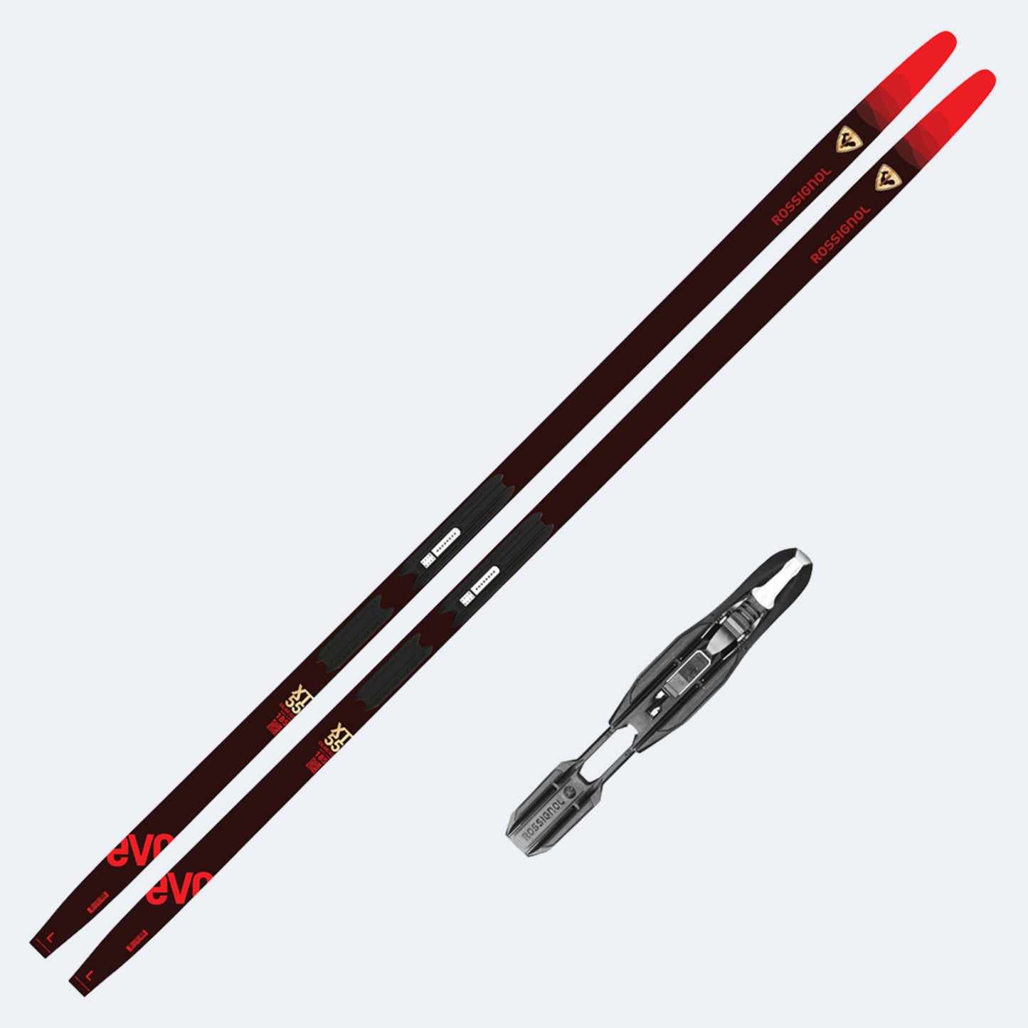 2025 Rossignol Evo XT 55 Skis w/ Tour Step In Bindings