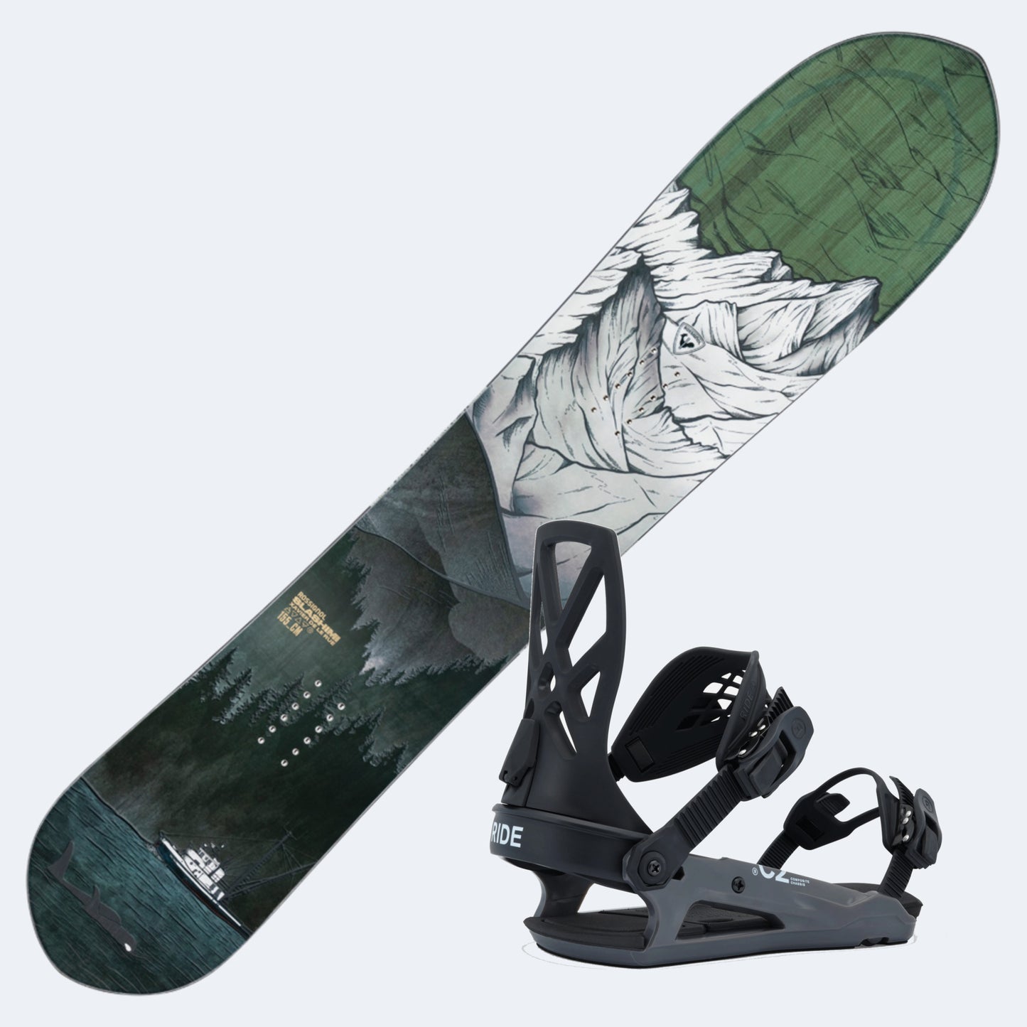 2026 Rossignol XV Slashimi Snowboard with Ride C-2 Bindings